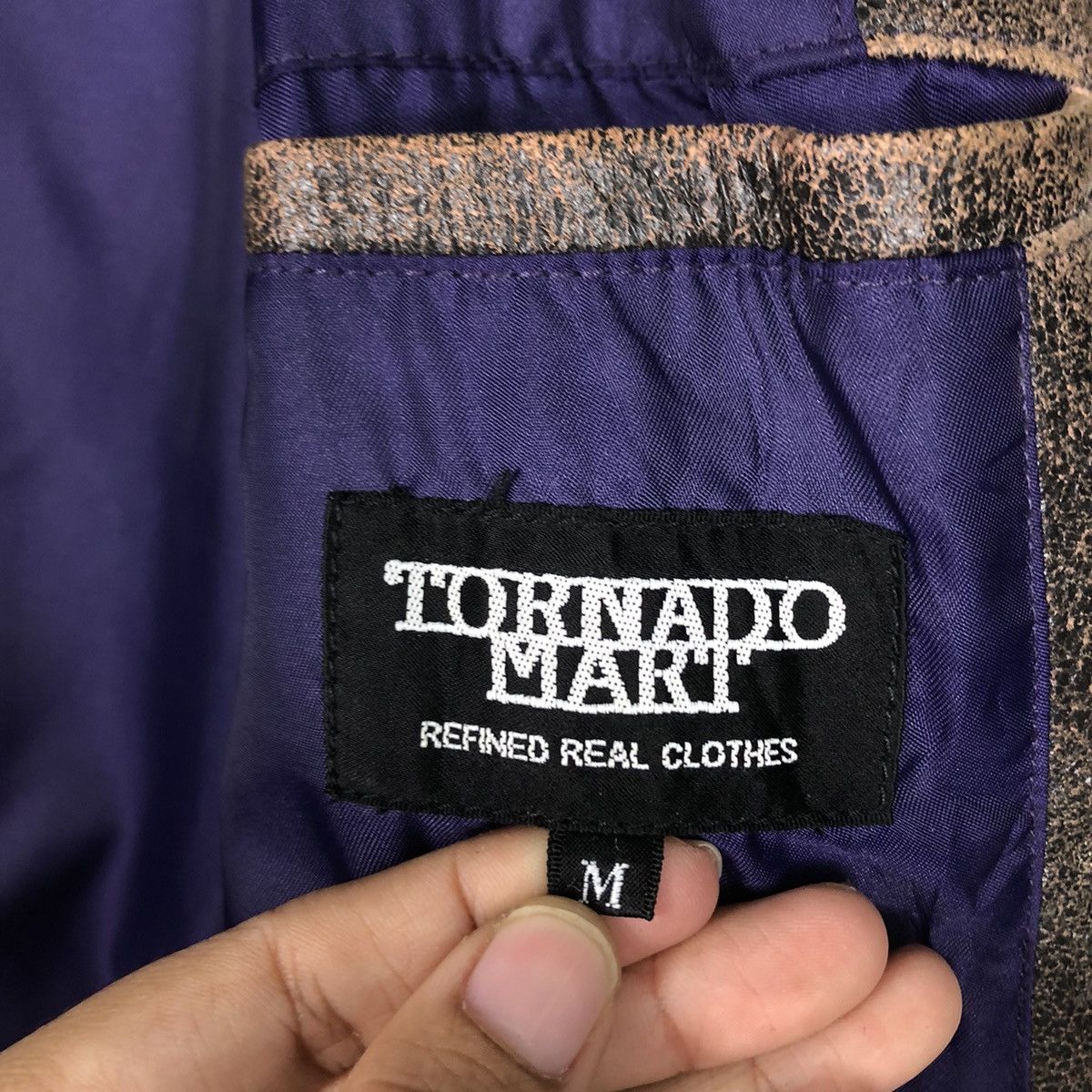 Hysteric Glamour 📌Vintage Chore Worker Leather Jacket Button Tornado Mart Size US M / EU 48-50 / 2 - 18 Thumbnail