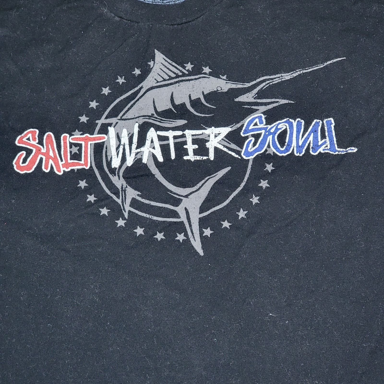 Other Salt Water Soul Unisex Tee American Flag Logo - Size 3XL Size US XXL / EU 58 / 5 - 2 Thumbnail