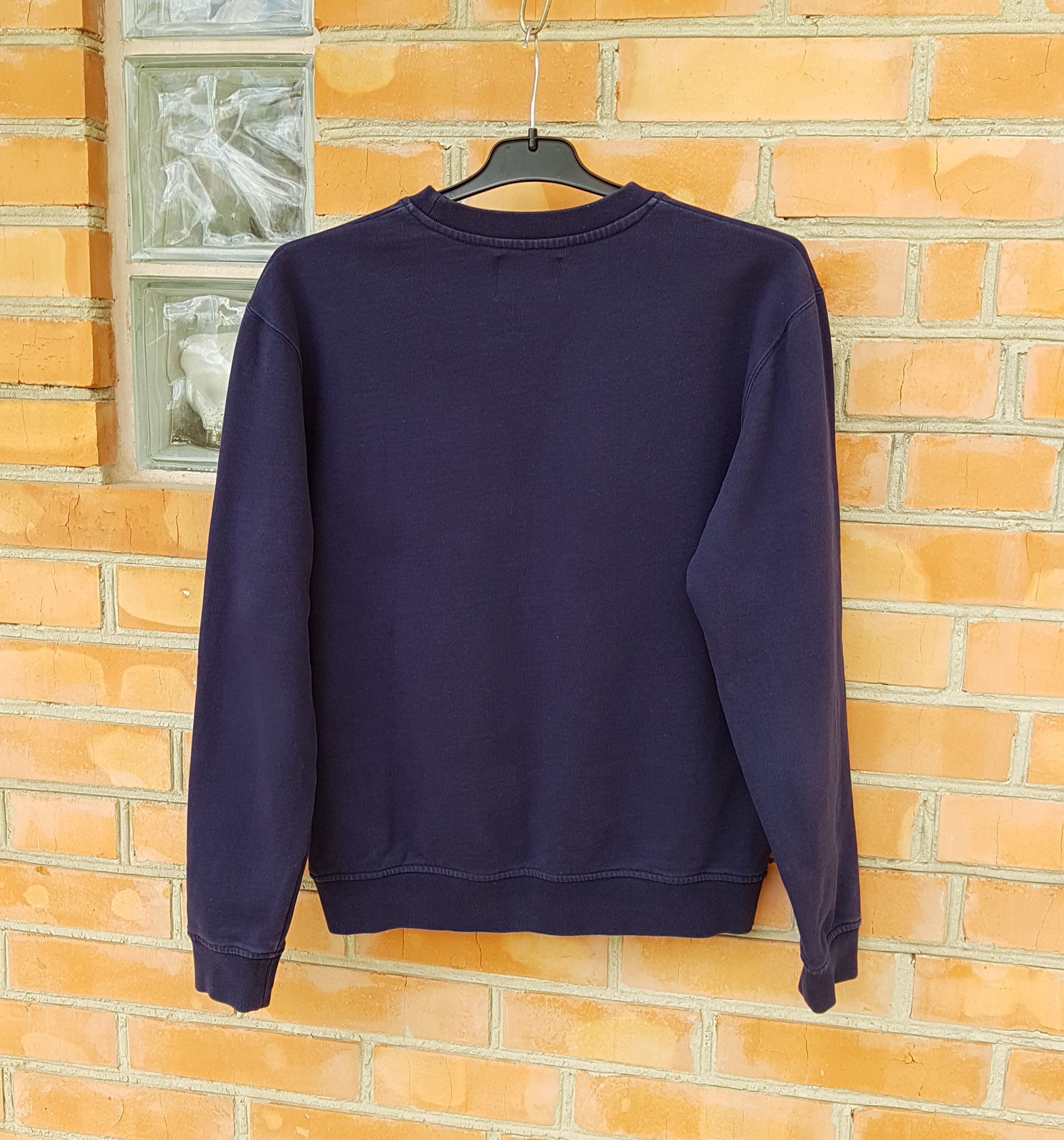 Wood Wood Wood Wood Double A Tye Sweatshirt Pullover Crewneck Navy Size US S / EU 44-46 / 1 - 4 Thumbnail