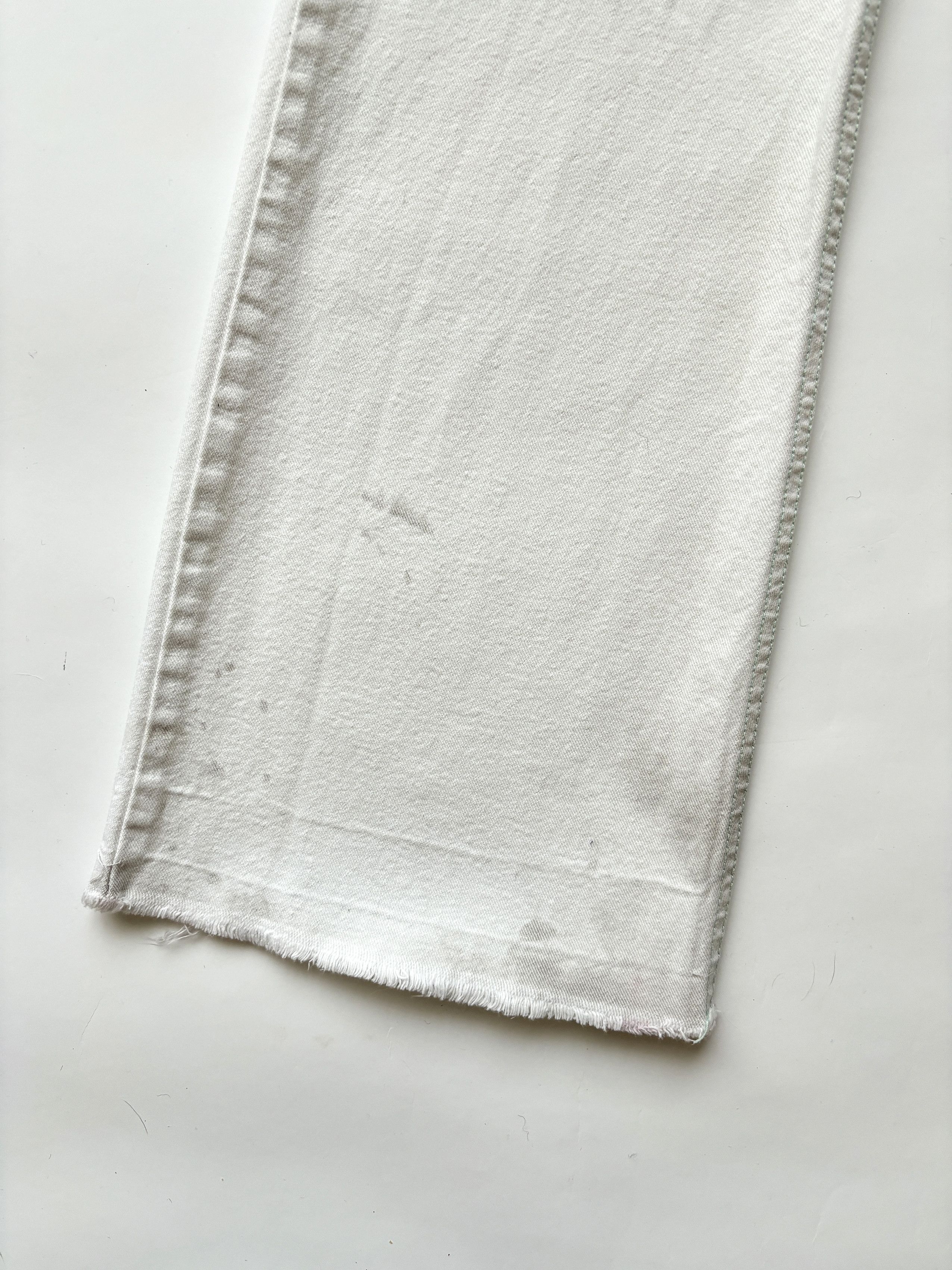 Alexander McQueen ⚡️QUICK SALE⚡️1998 Alexander McQueen White Denim Jeans Size 30" / US 8 / IT 44 - 5 Thumbnail