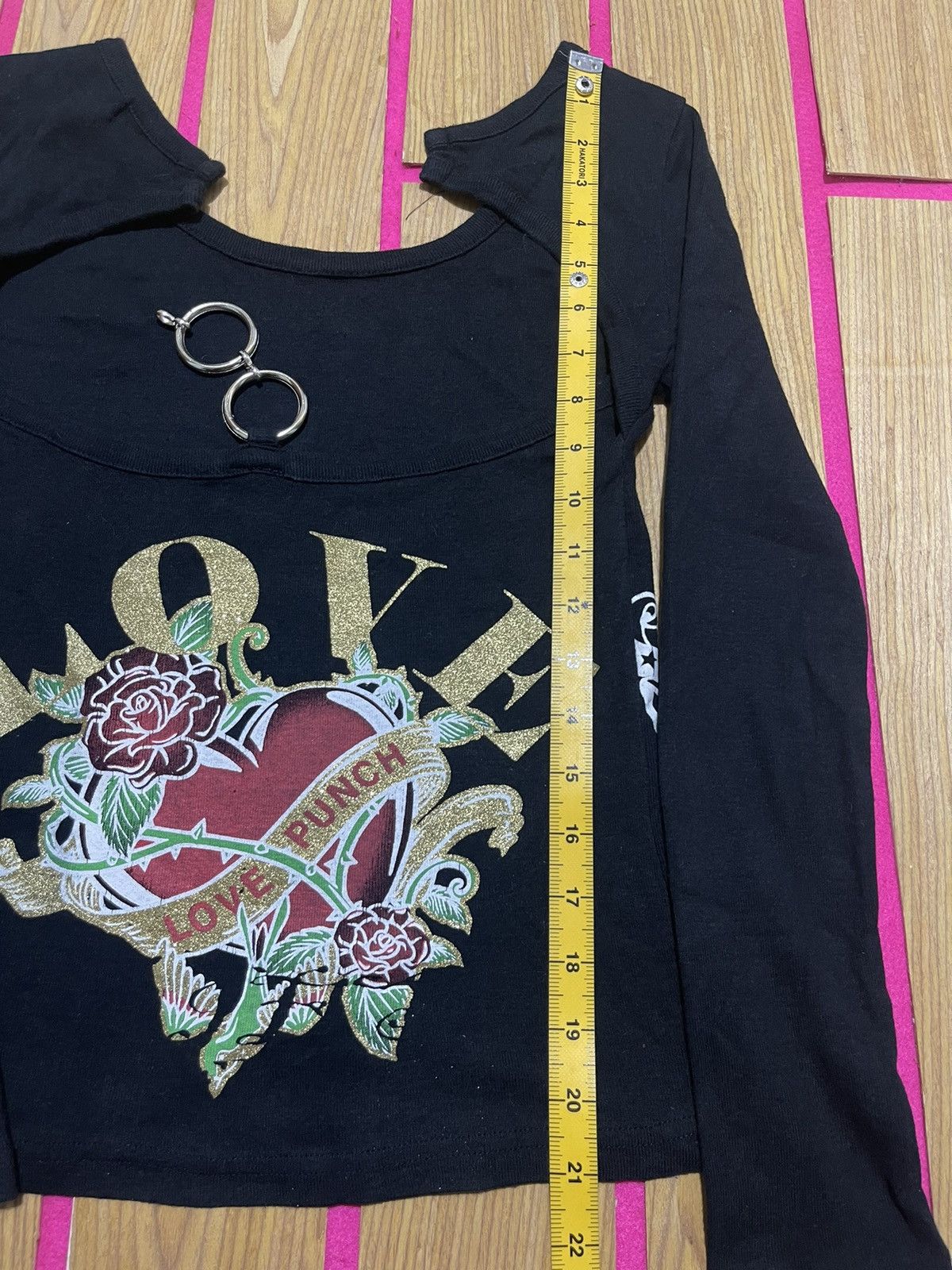 If Six Was Nine Y2K MKR long sleeve tshirt picture skull ifsix style Size S / US 4 / IT 40 - 11 Thumbnail