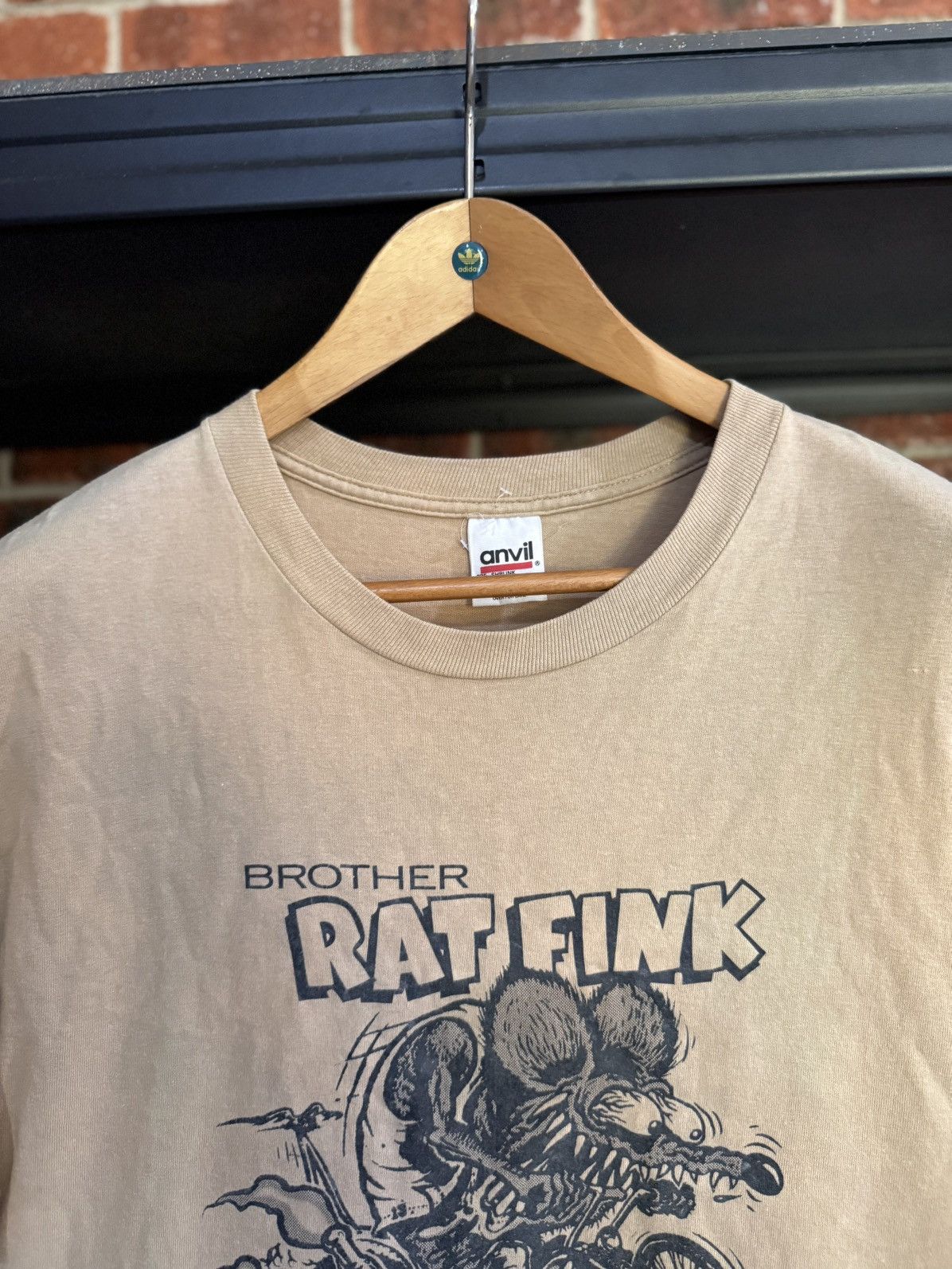 Vintage Thrashed Vintage 90s Brother Rap Fink Sun Faded Tee Size US L / EU 52-54 / 3 - 5 Thumbnail