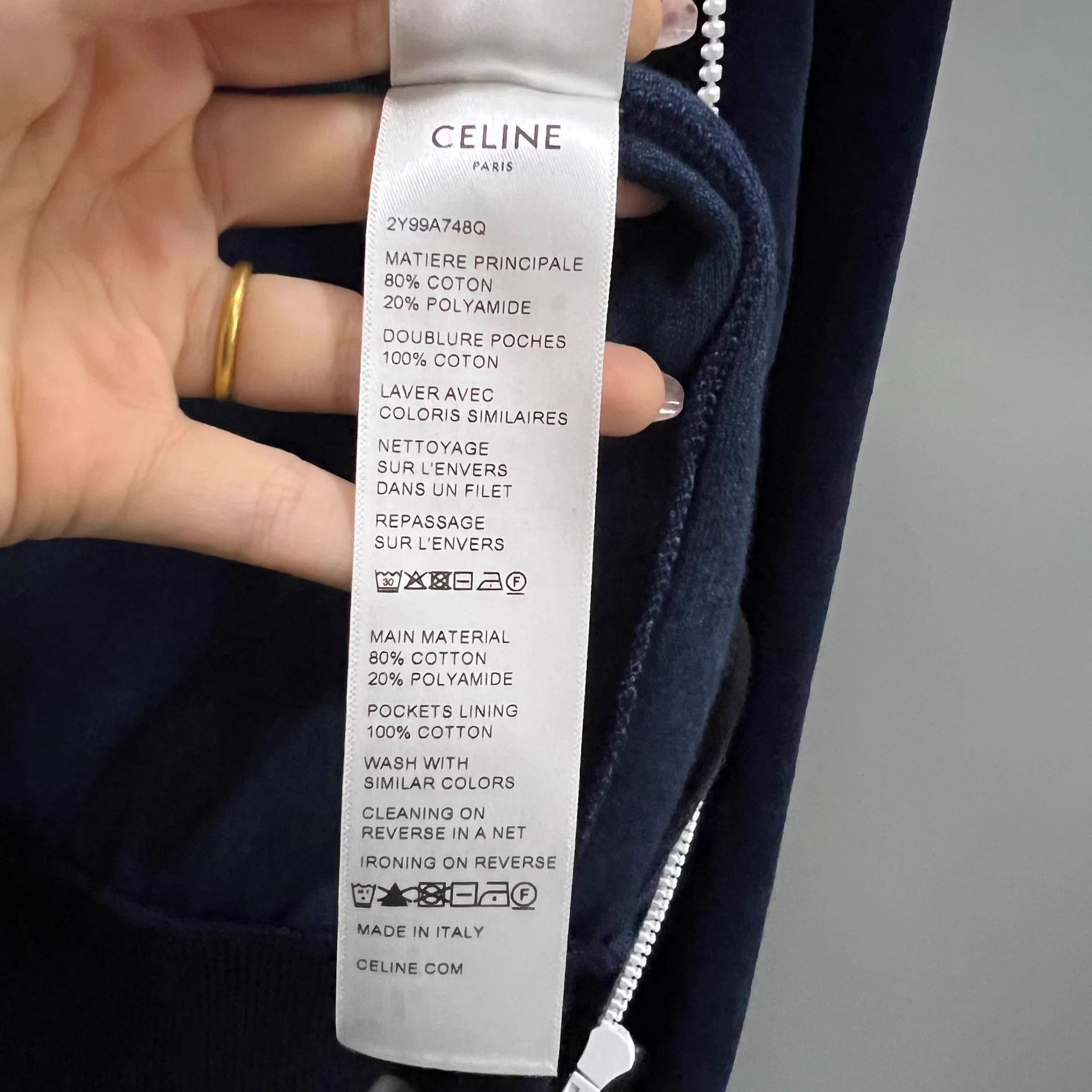 Celine Celine Triomphe Velvet XS Jacket New Size XS / US 0-2 / IT 36-38 - 5 Thumbnail