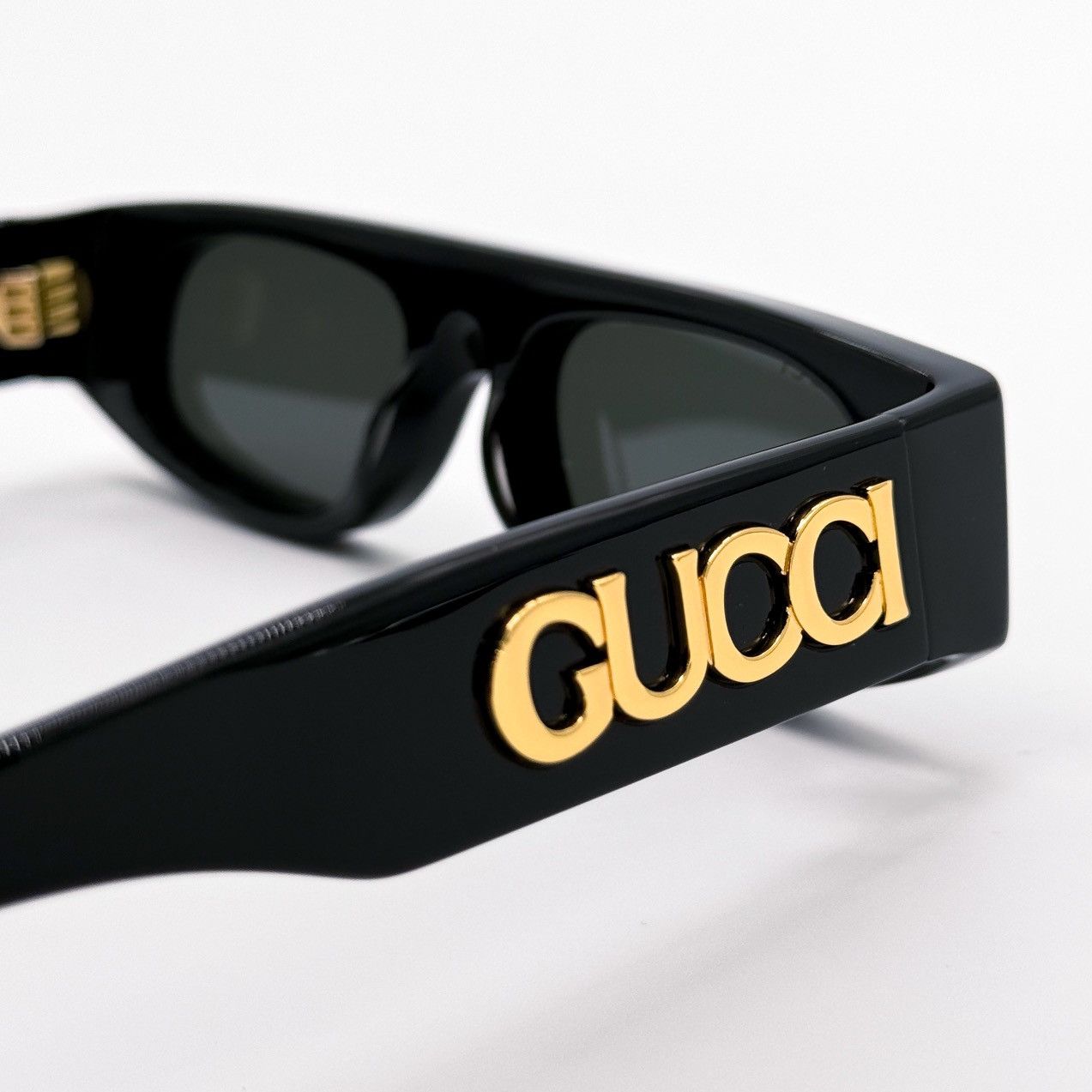 Gucci NEW GUCCI GG1771S 001 GEOMETRIC BLACK GREY WOMEN SUNGLASSES Size ONE SIZE - 11 Thumbnail
