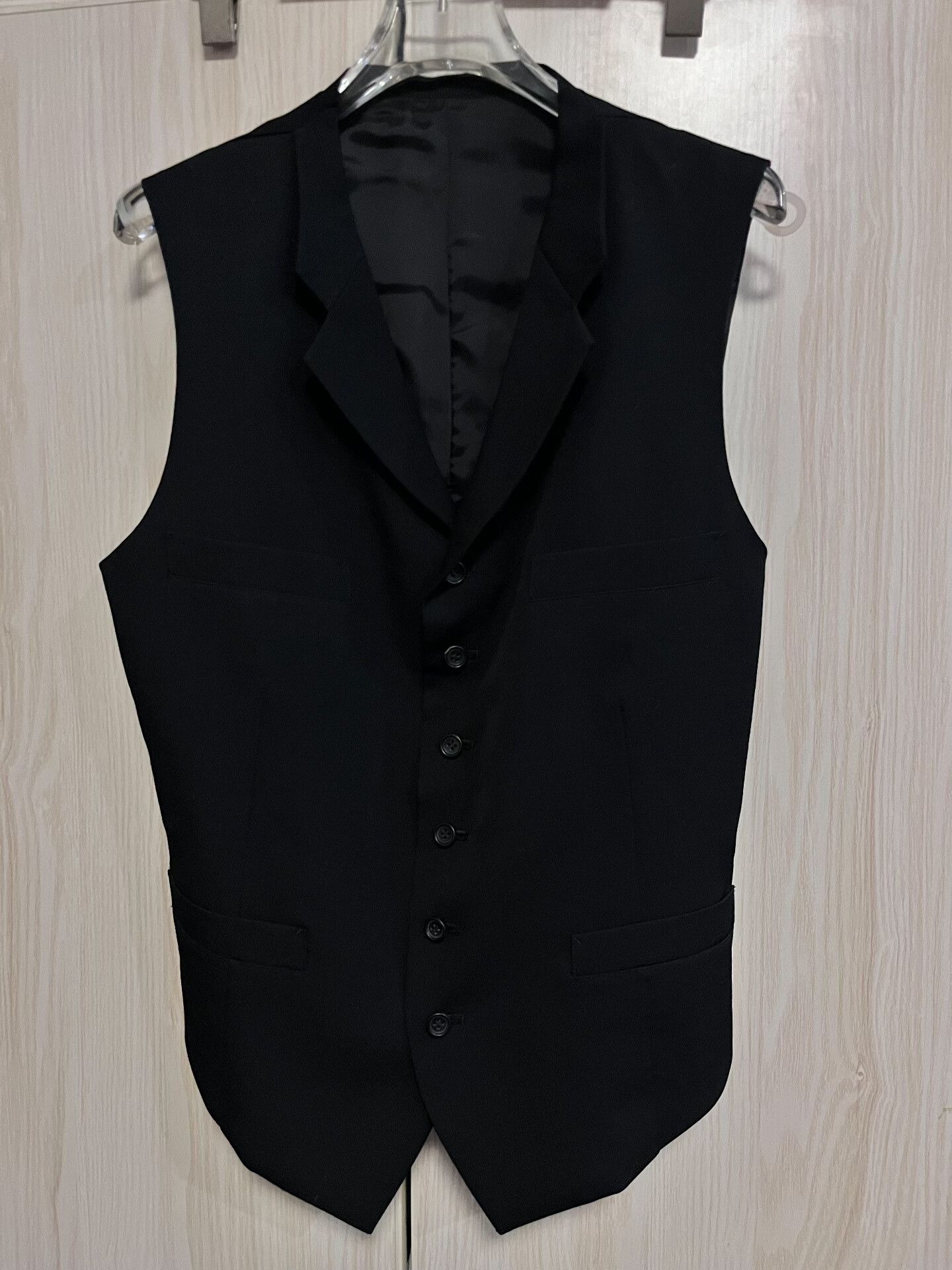 Yohji Yamamoto Yohji Yamamoto Women's Black Vest Size M / US 6-8 / IT 42-44 - 1 Thumbnail
