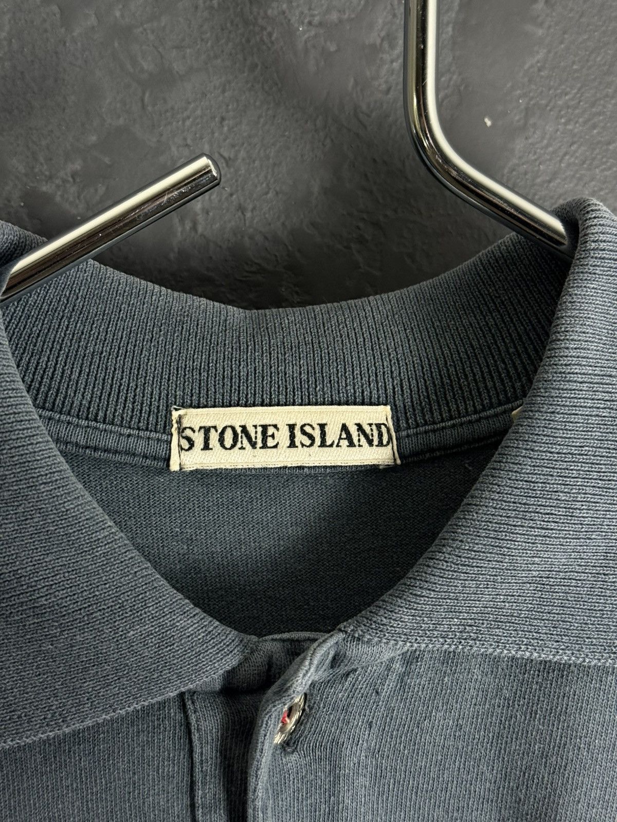 Vintage Stone Island 80's Marina Compass Vintage Cotton Polo Shirt Size US M / EU 48-50 / 2 - 6 Thumbnail