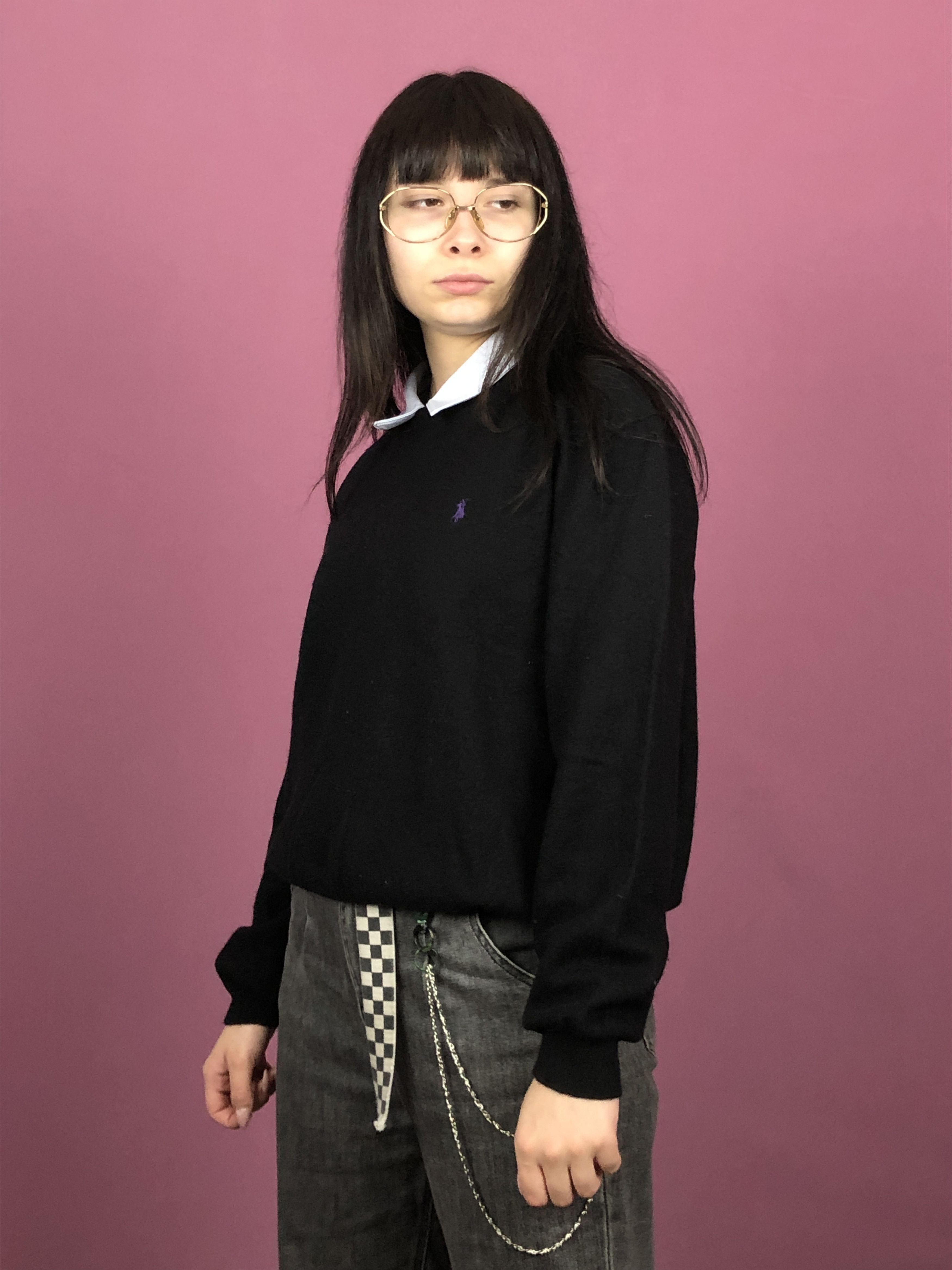 Polo Ralph Lauren × Ralph Lauren × Vintage 90s Polo Ralph Lauren Vintage Women's Sweater - XL Size XL / US 12-14 / IT 48-50 - 2 Thumbnail