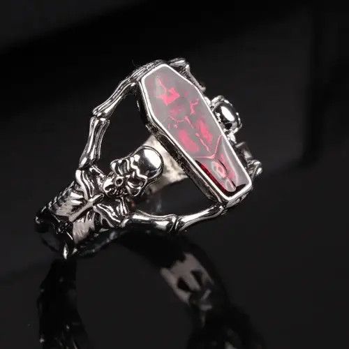 Jewelry Vempire CoffonRing ( Size 7 to 12 ) Size ONE SIZE - 2 Thumbnail