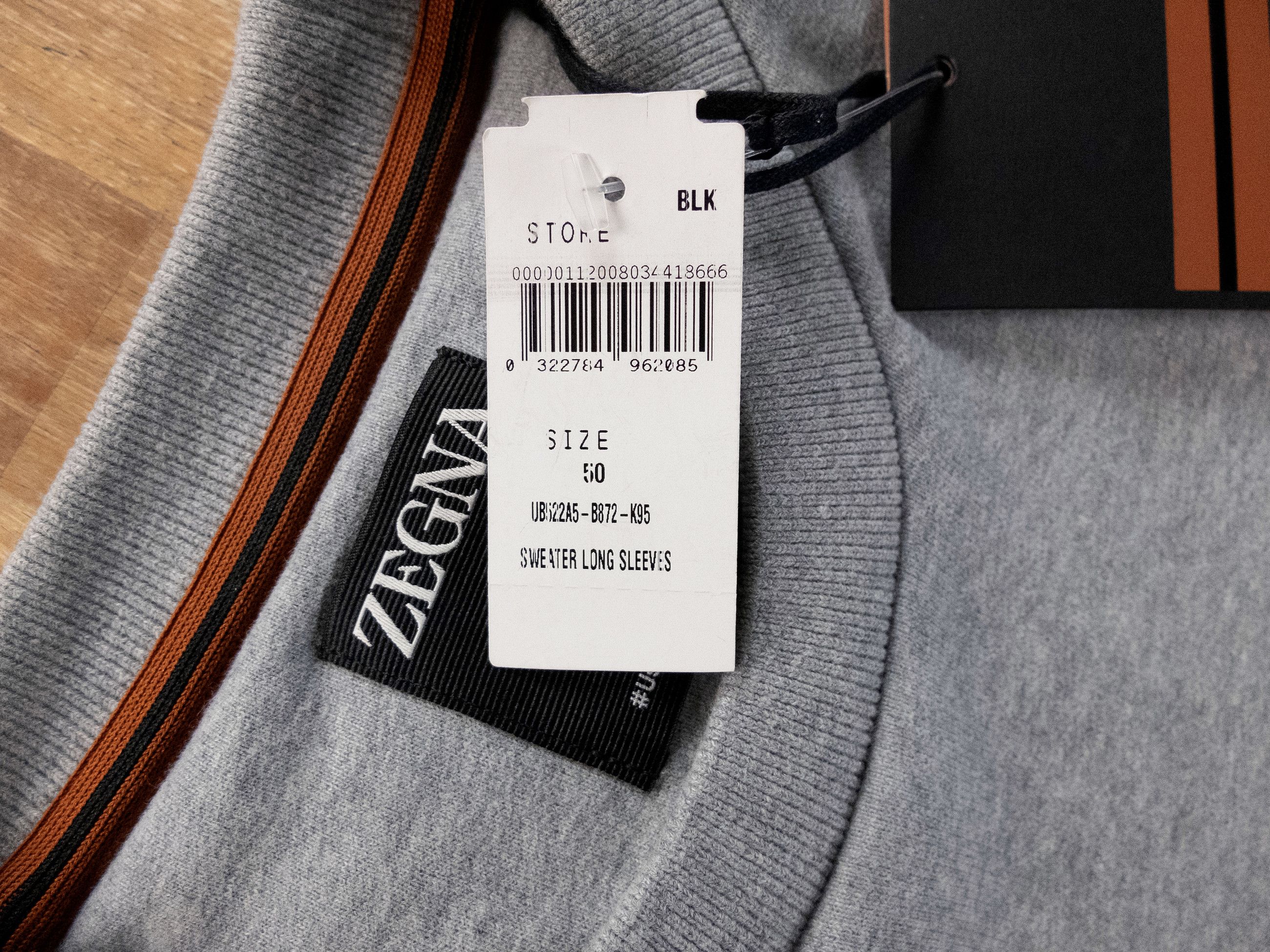 Ermenegildo Zegna ZEGNA #UseTheExisting gray loose fit sweatshirt Medium / 50 Size US M / EU 48-50 / 2 - 6 Thumbnail