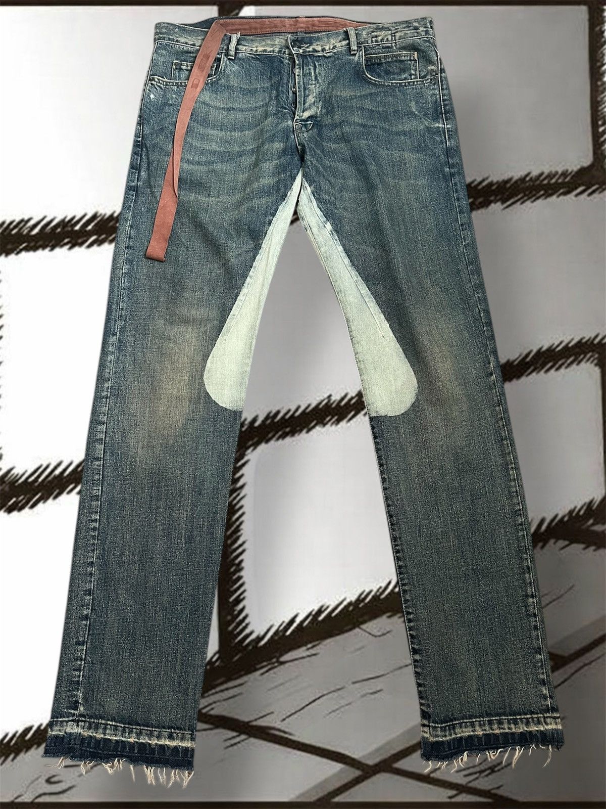 Rick Owens Rick Owens FW07 exploder denim Size US 38 / EU 54 - 1 Thumbnail