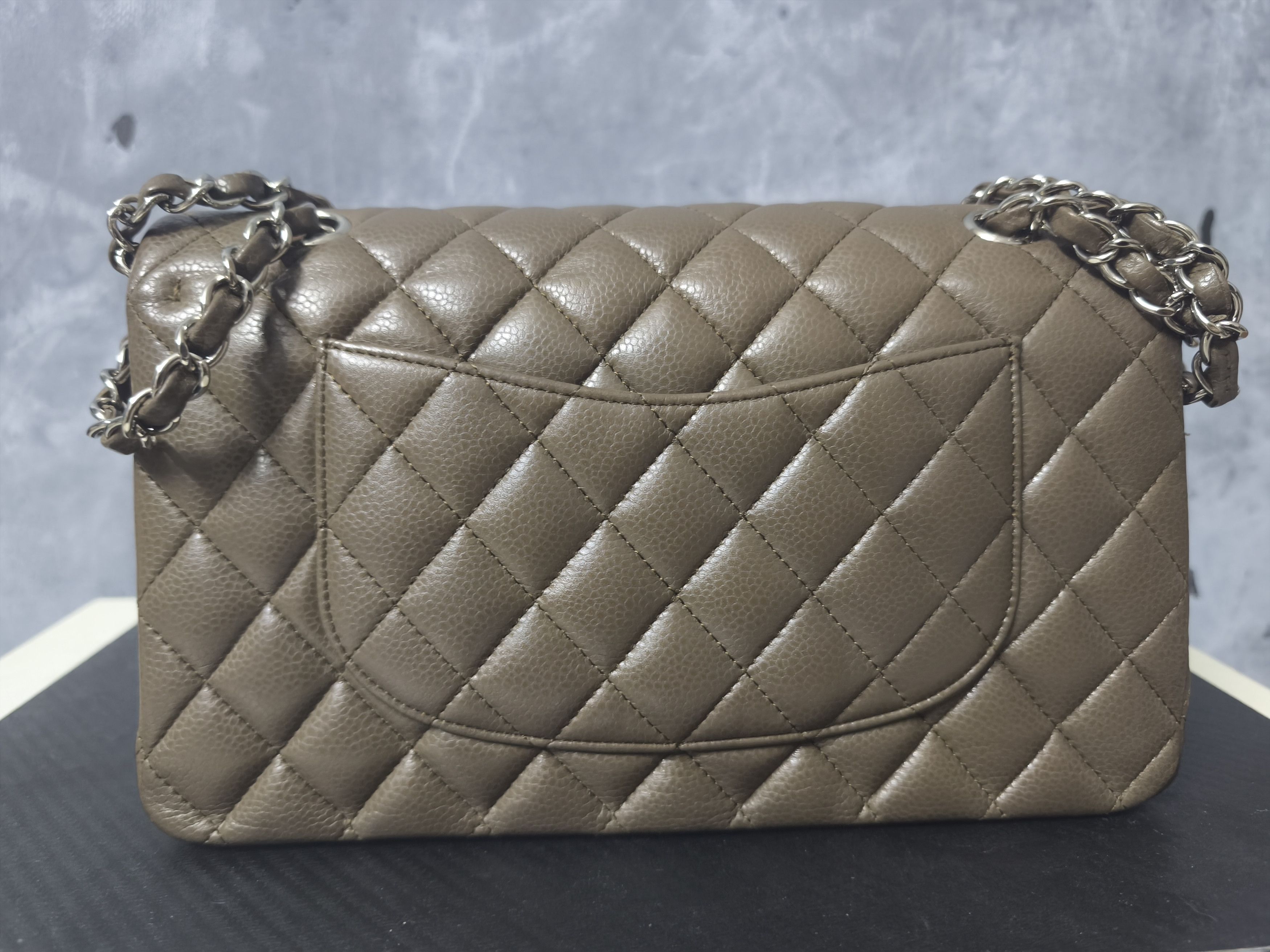 Chanel Chanel double flap chocolate caviar medium Size ONE SIZE - 4 Thumbnail