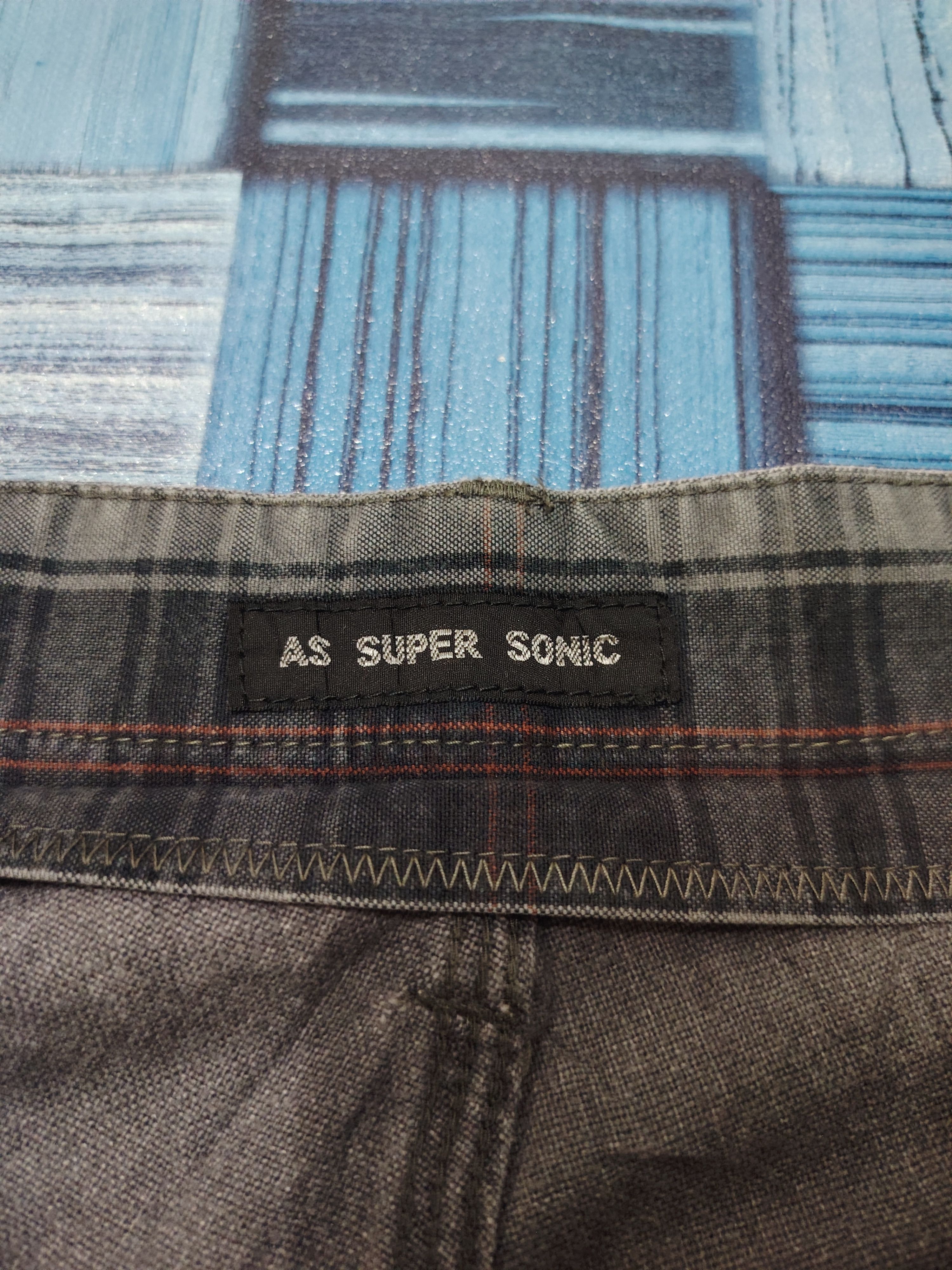 Japanese Brand Insane Japanese As Super Sonic Baggy Rare Style Pants Size US 33 - 14 Thumbnail