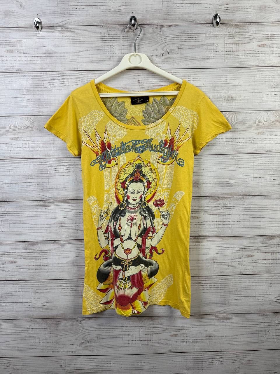 Christian Audigier Christian Audigier Blue Womens Polo Shirt Tee Size M / US 6-8 / IT 42-44 - 1 Thumbnail
