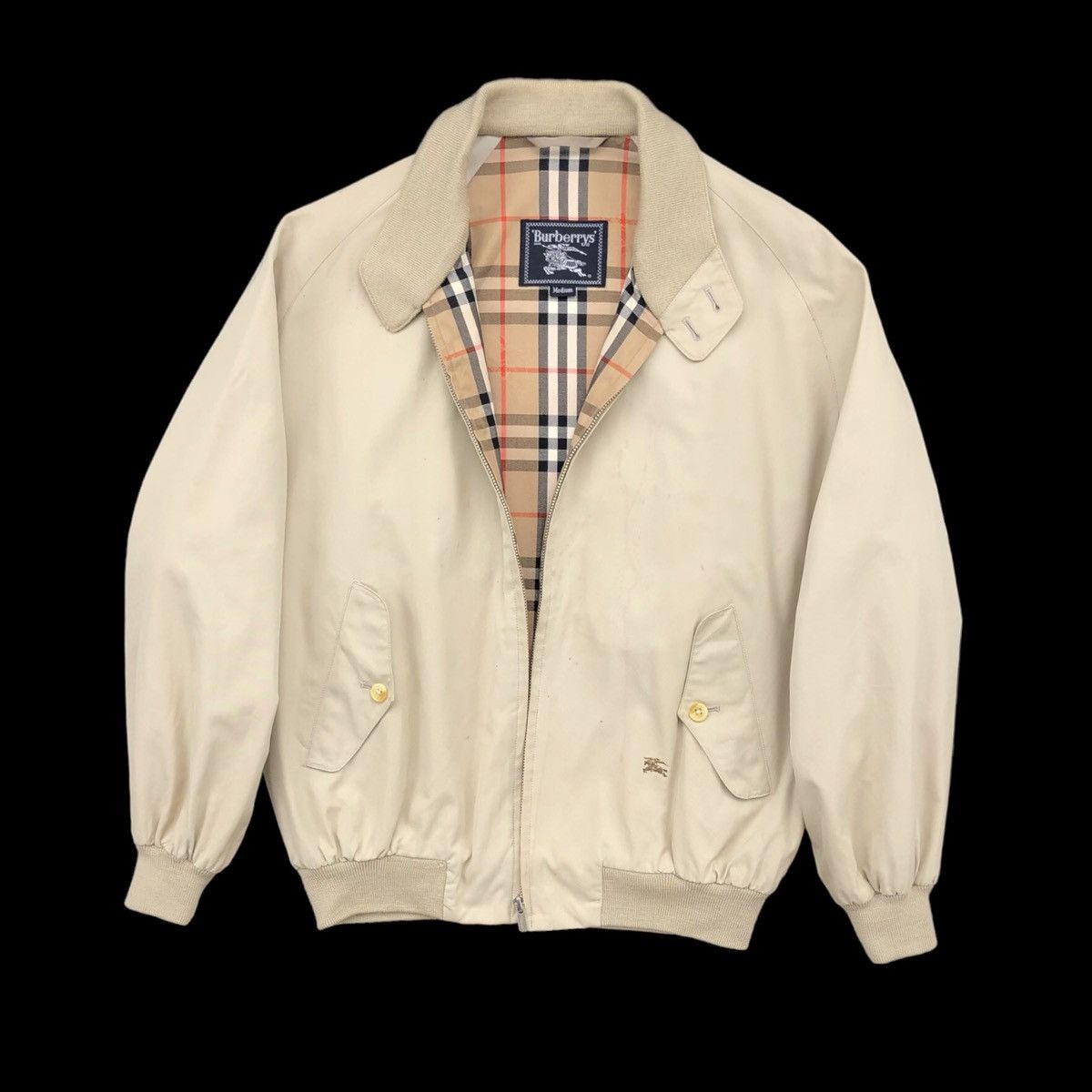 Vintage Burberrys Prorsum Lined Novacheck Bomber Jacket