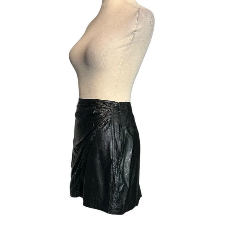 Free People FREE PEOPLE Fake Out Faux Leather Mini Skirt Women’s 4 Size 27" / US 4 / IT 40 - 7 Thumbnail