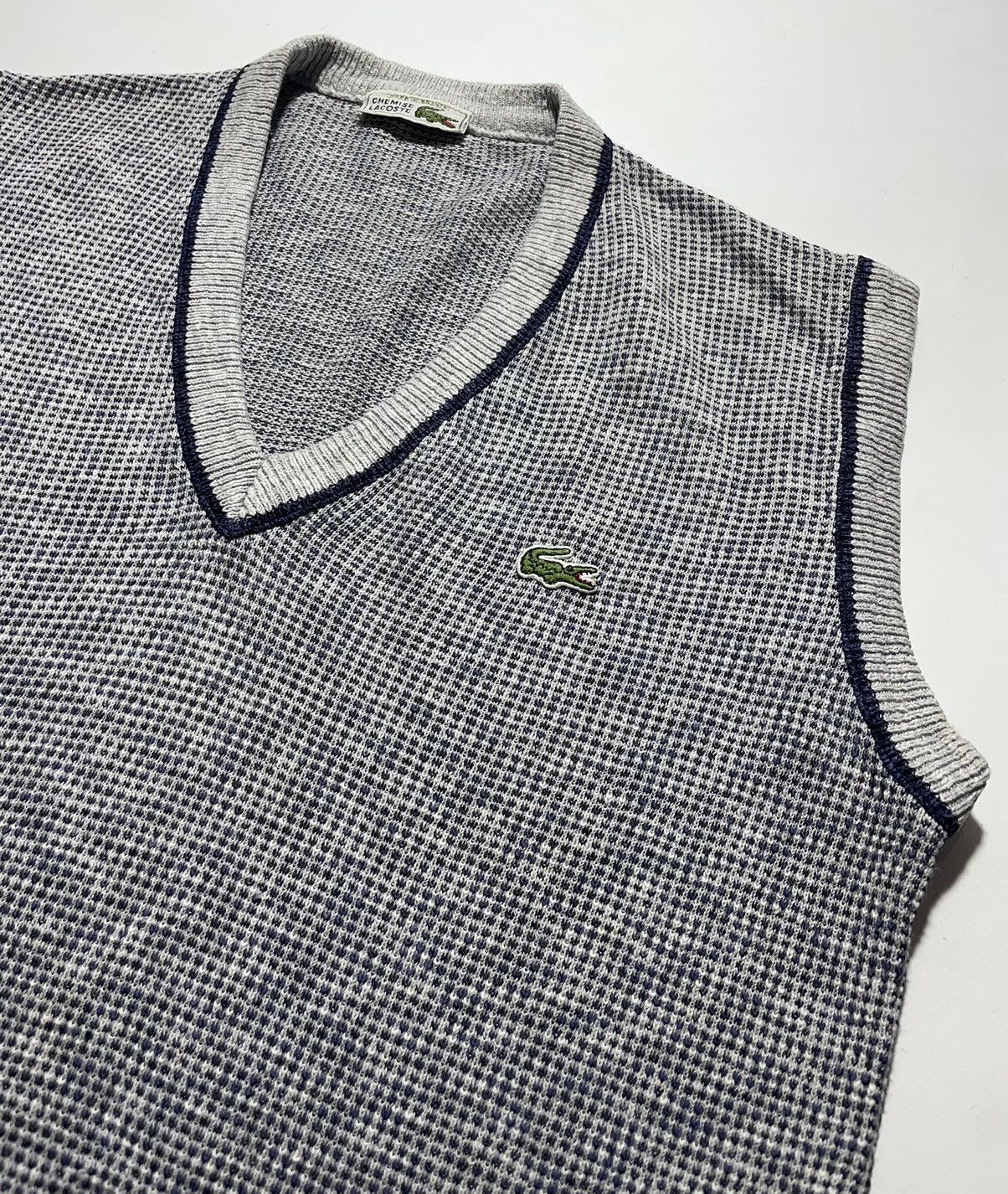 Lacoste Vintage Lacoste Sweater Vest Size US M / EU 48-50 / 2 - 4 Thumbnail