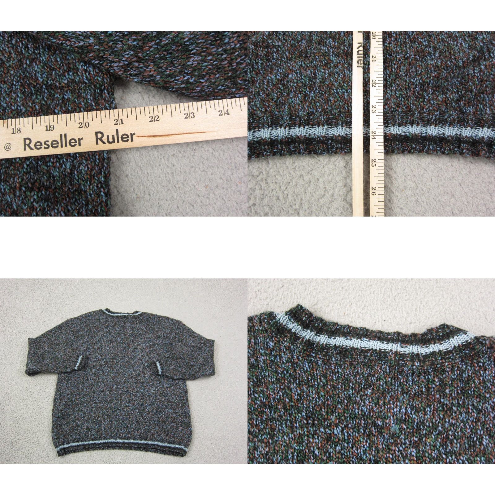 Vintage Its Our Time Sweater Mens Knit Crew Neck Black Adult S Vintage 90s Preppy Lightweight Pullover Knit Size US S / EU 44-46 / 1 - 8 Thumbnail