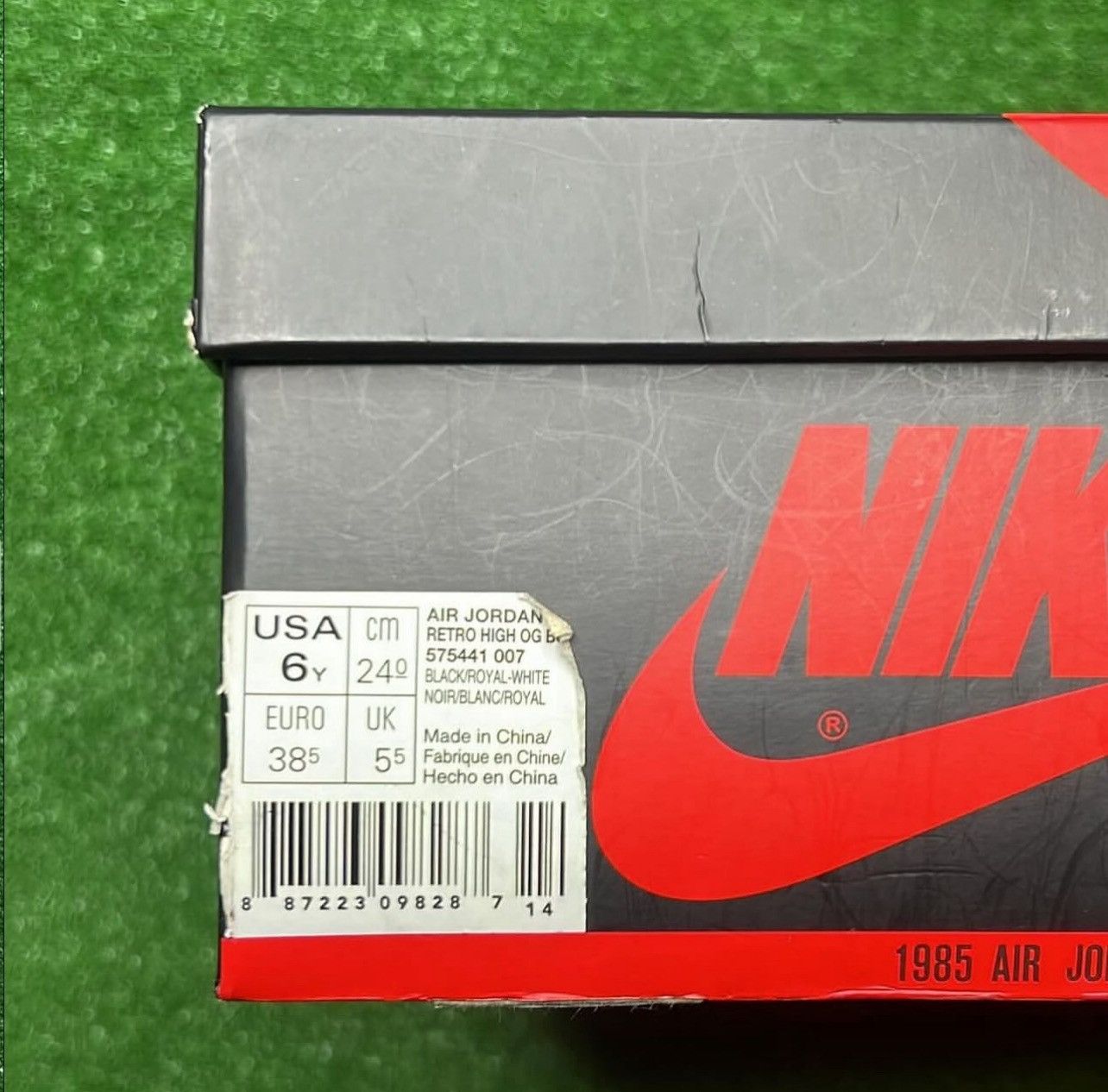 Jordan Brand Air Jordan 1 Retro High OG GS ‘ Royal ‘ 2017 Size US 6 / EU 39 - 6 Thumbnail