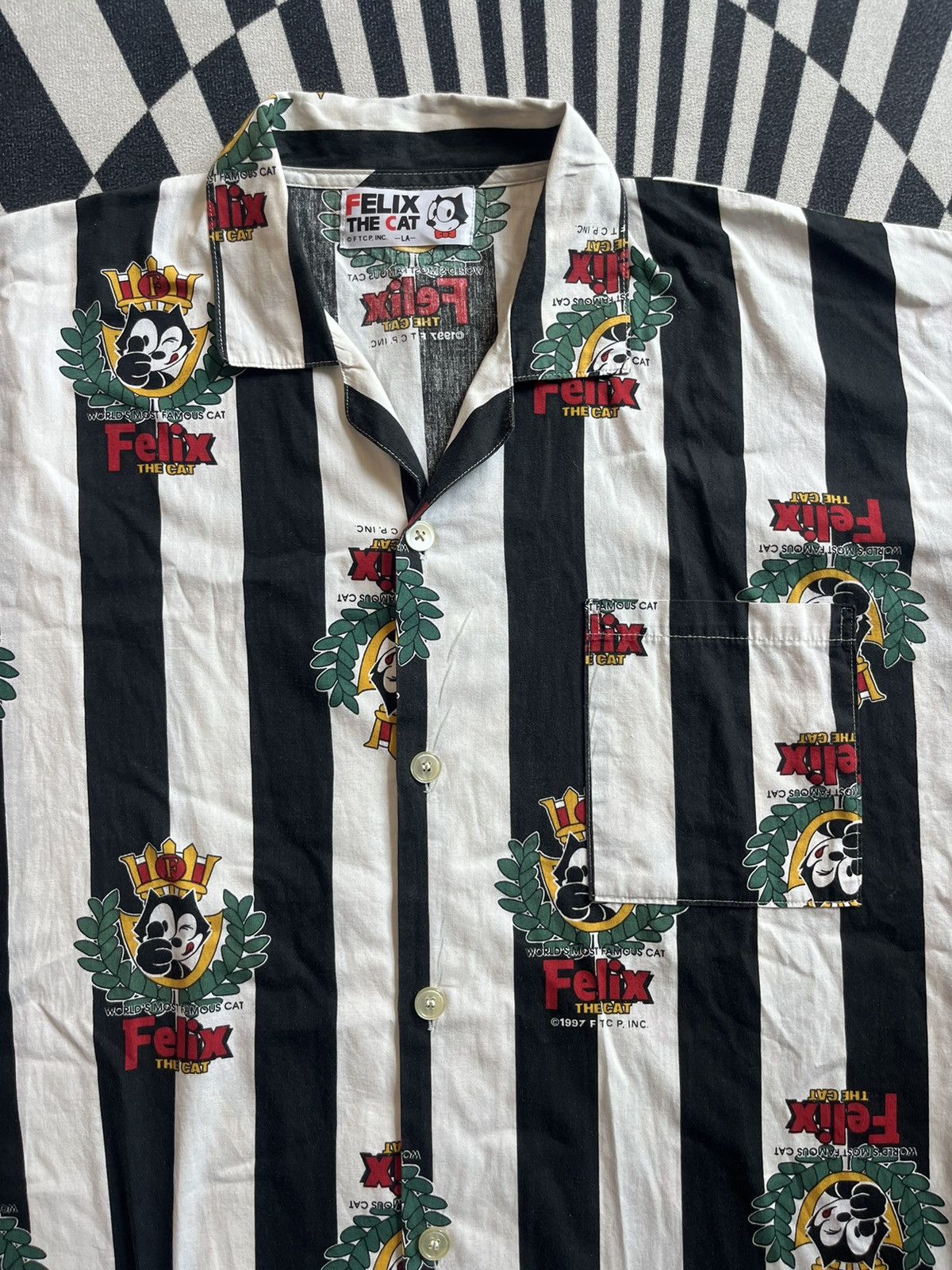 Felix Vintage FELIX THE CAT World Most Famous Cat 1997’s Pocket Size US L / EU 52-54 / 3 - 6 Thumbnail