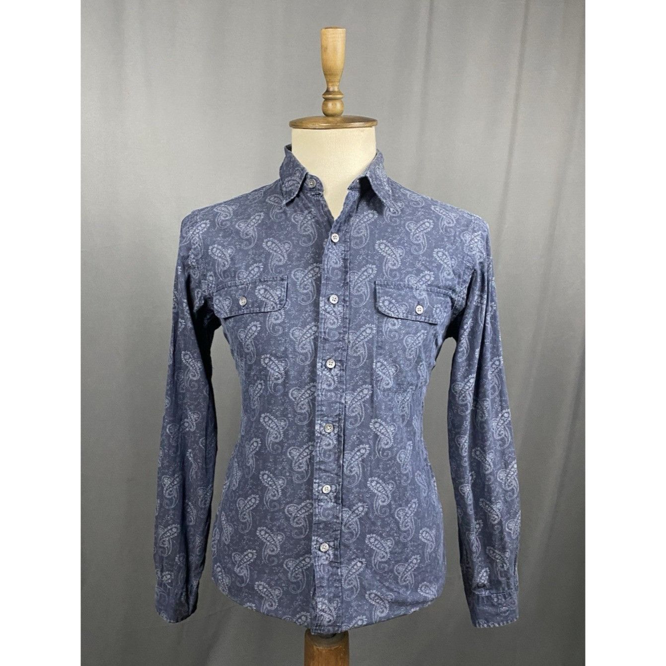 Polo Ralph Lauren Polo Ralph Lauren Paisley Men's Blue Longsleeve Shirt Size M Size US M / EU 48-50 / 2 - 1 Thumbnail