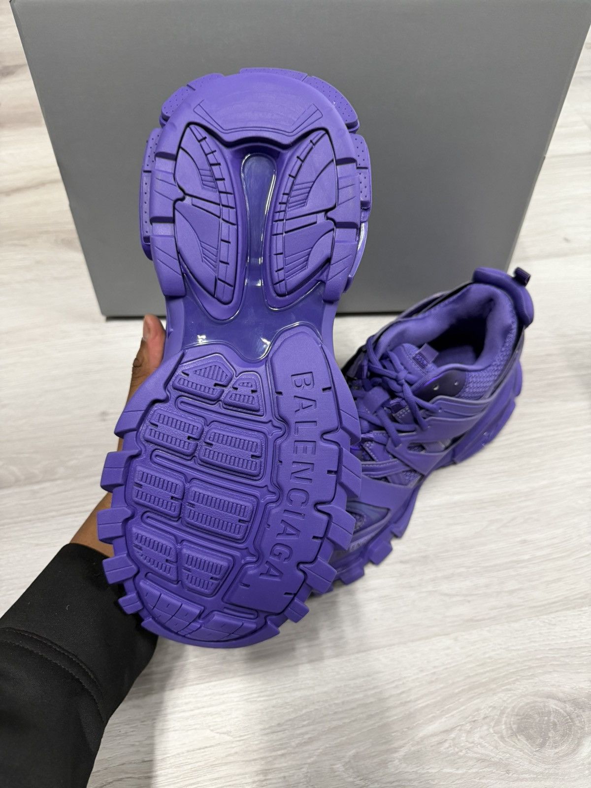Balenciaga Balenciaga Track Sneaker Purple Size US 12 / EU 45 - 3 Thumbnail