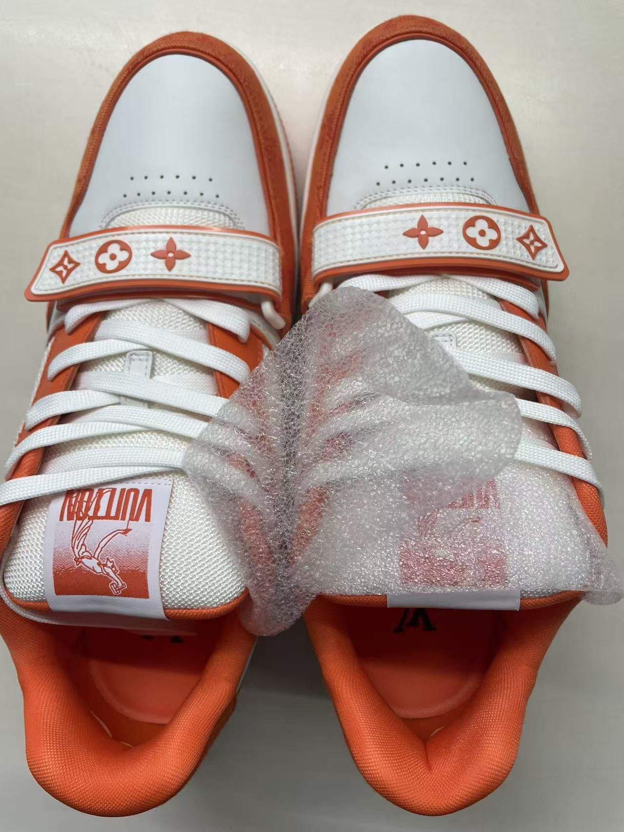 Louis Vuitton Louis Vuitton Orange Monogram Trainer Sneakers Size US 9 / IT 39 - 14 Thumbnail