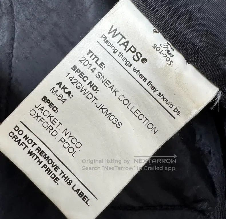 Wtaps Wtaps Long Cotton Coat Windbreaker Jacket Classic Black an Size US L / EU 52-54 / 3 - 9 Thumbnail
