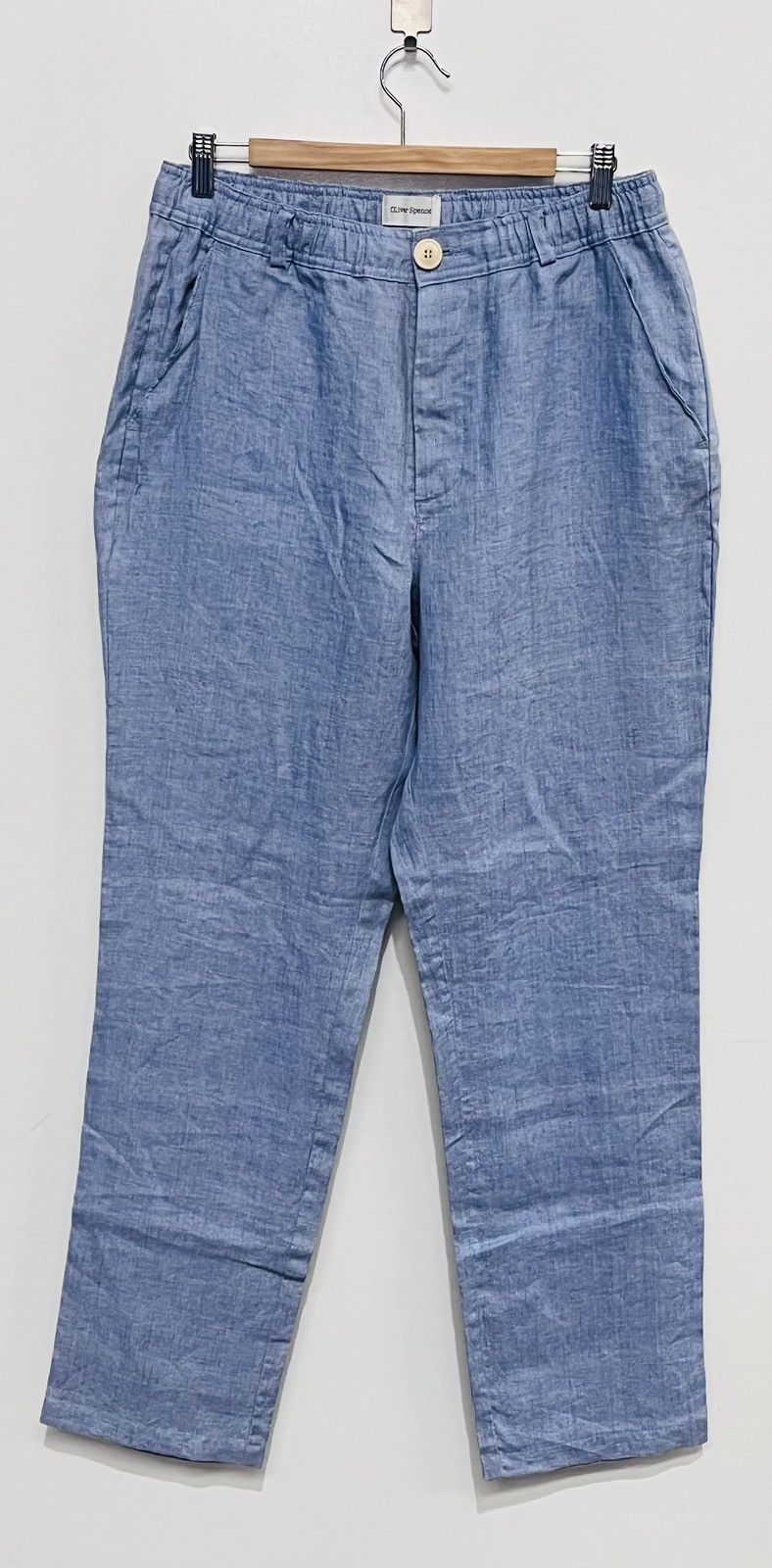 Oliver Spencer OLIVER SPENCER Light Blue Drawstring Trousers Size US 32 / EU 48 - 1 Thumbnail