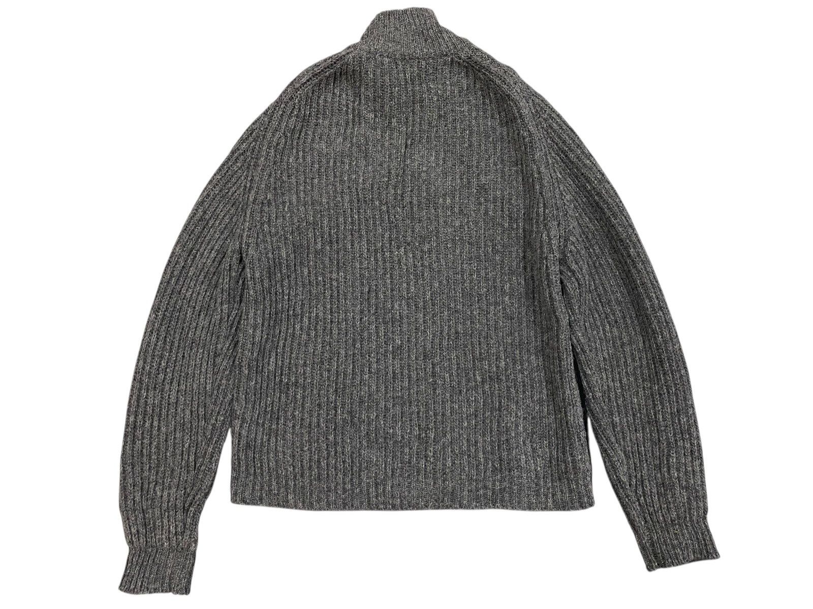 Vintage Vintage Brenire Suede Knit Wool Riri Zip Jacket Scotland Size US M / EU 48-50 / 2 - 2 Thumbnail