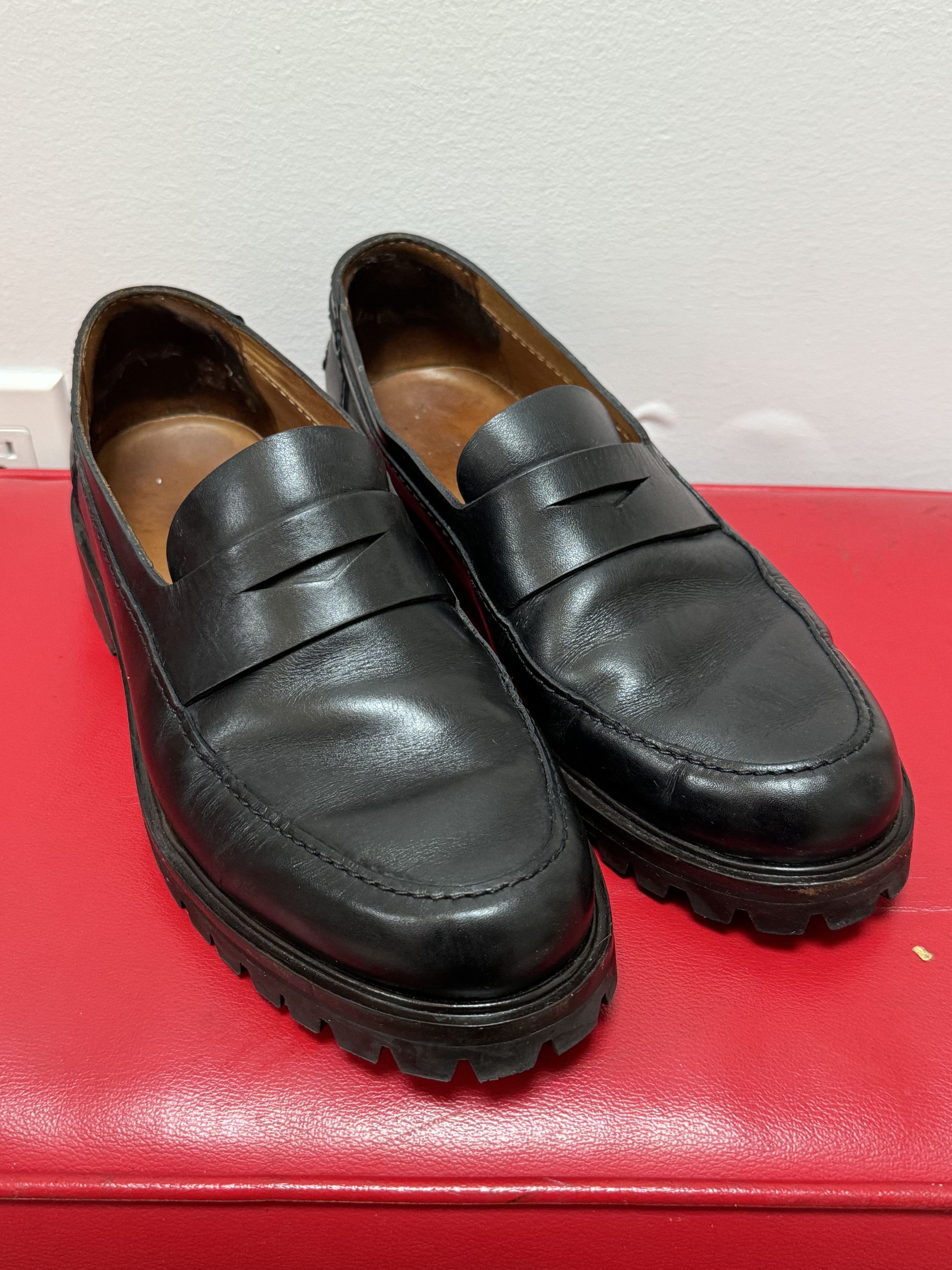 A.P.C. Lugged Penny Loafers w/ Vibram sole Size US 10.5 / EU 43-44 - 1 Thumbnail