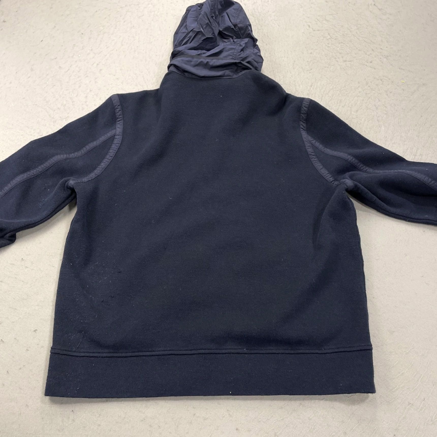 Polo Ralph Lauren Polo Ralph Lauren Hoodie Mens XL Navy Full Zip Cotton Nylon Hood Sweatshirt Size US XL / EU 56 / 4 - 7 Thumbnail