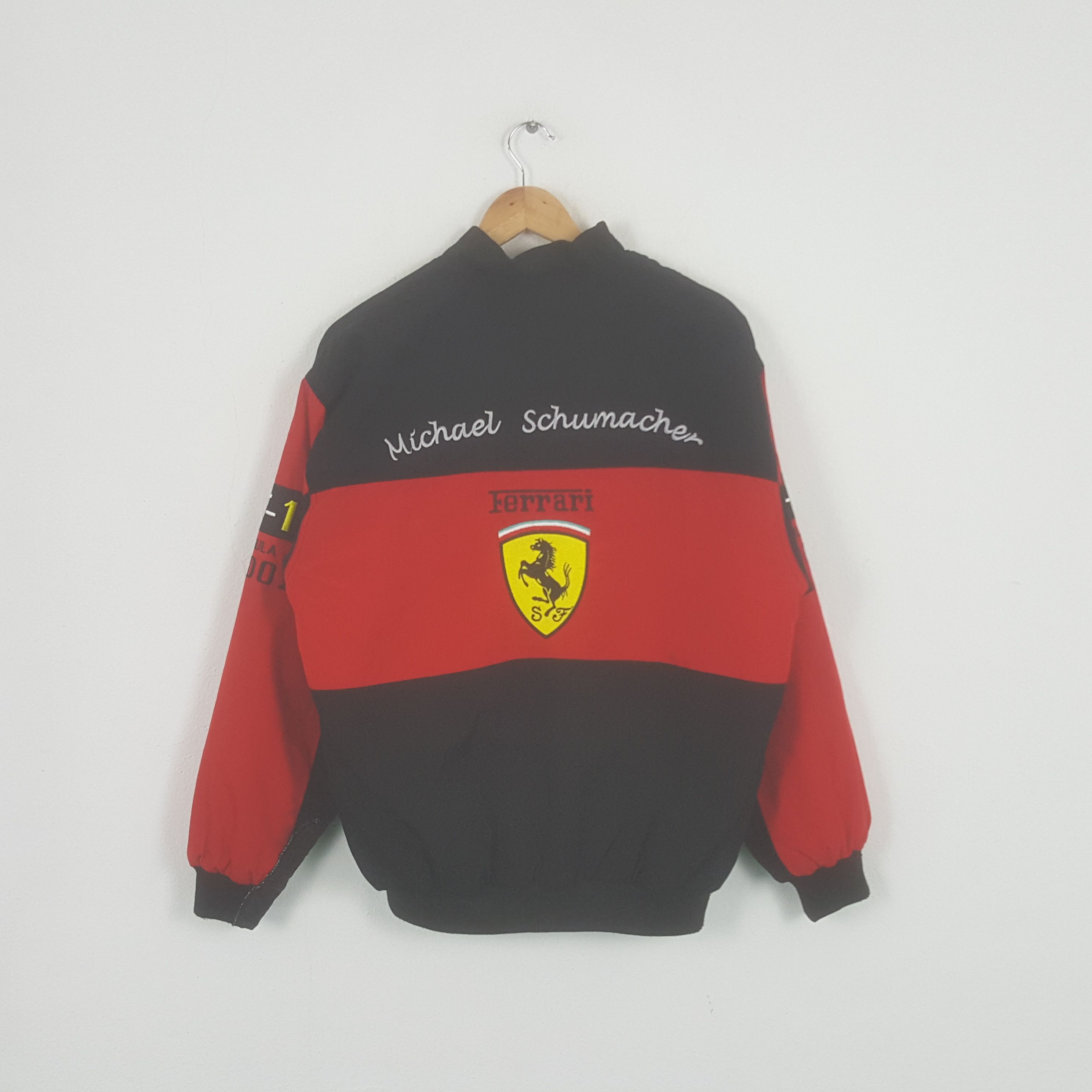 Ferrari × Vintage Vintage Ferrari Micheal Schumacher Formula1 Racing Jacket Size US L / EU 52-54 / 3 - 1 Thumbnail