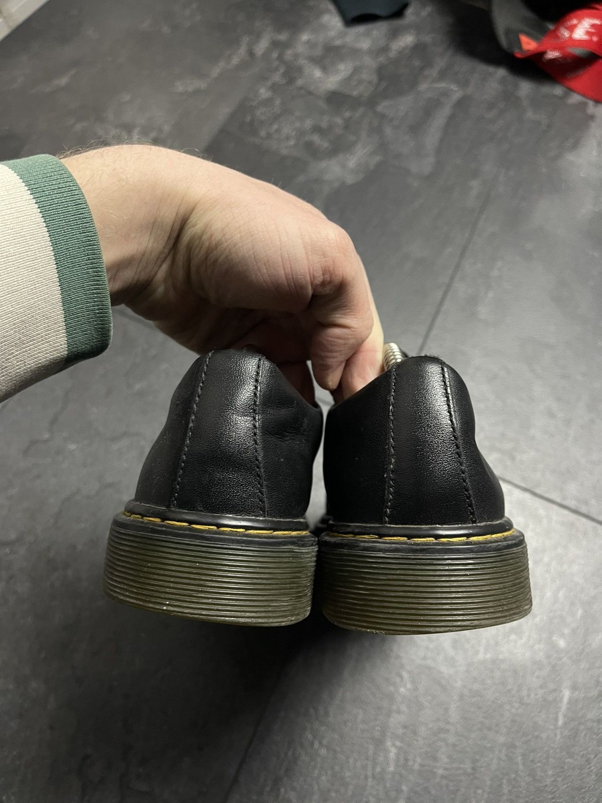 Dr. Martens × Vintage Dr Martens Oxford Shoes Black 1461 Smooth Leather Casual Size US 6 / EU 39 - 10 Thumbnail