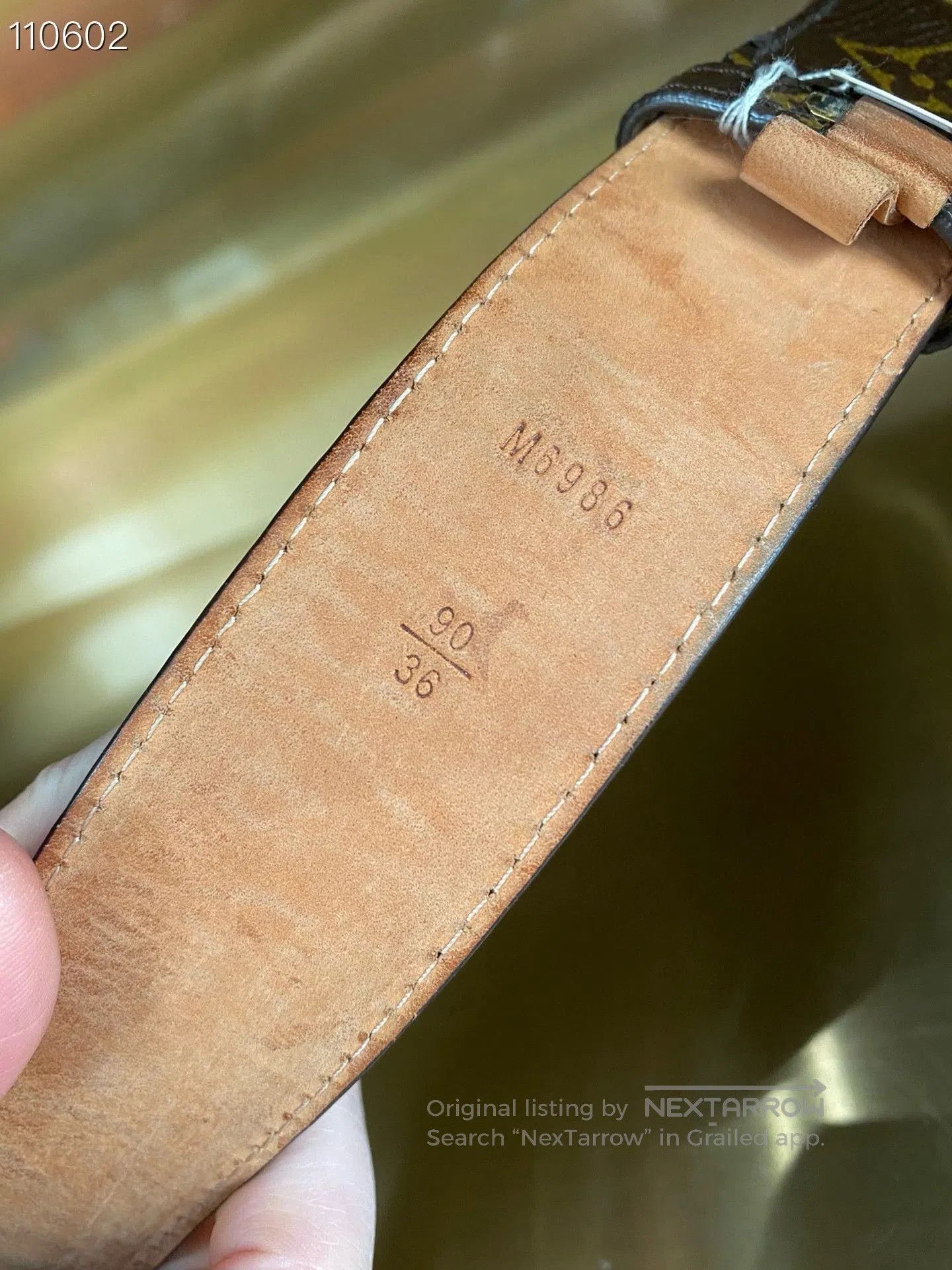 Louis Vuitton Louis Vuitton Monogram Belt. Size ONE SIZE - 3 Thumbnail