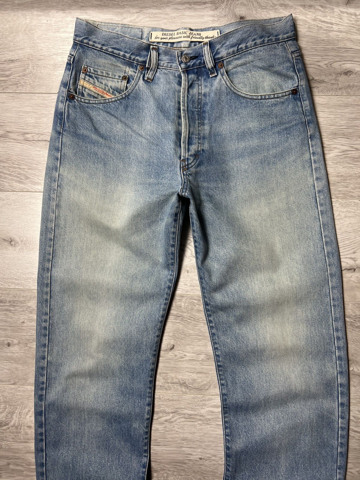 Diesel × Vintage Vintage Diesel Blue Straight Jeans / Denim Pants Size US 32 / EU 48 - 3 Thumbnail