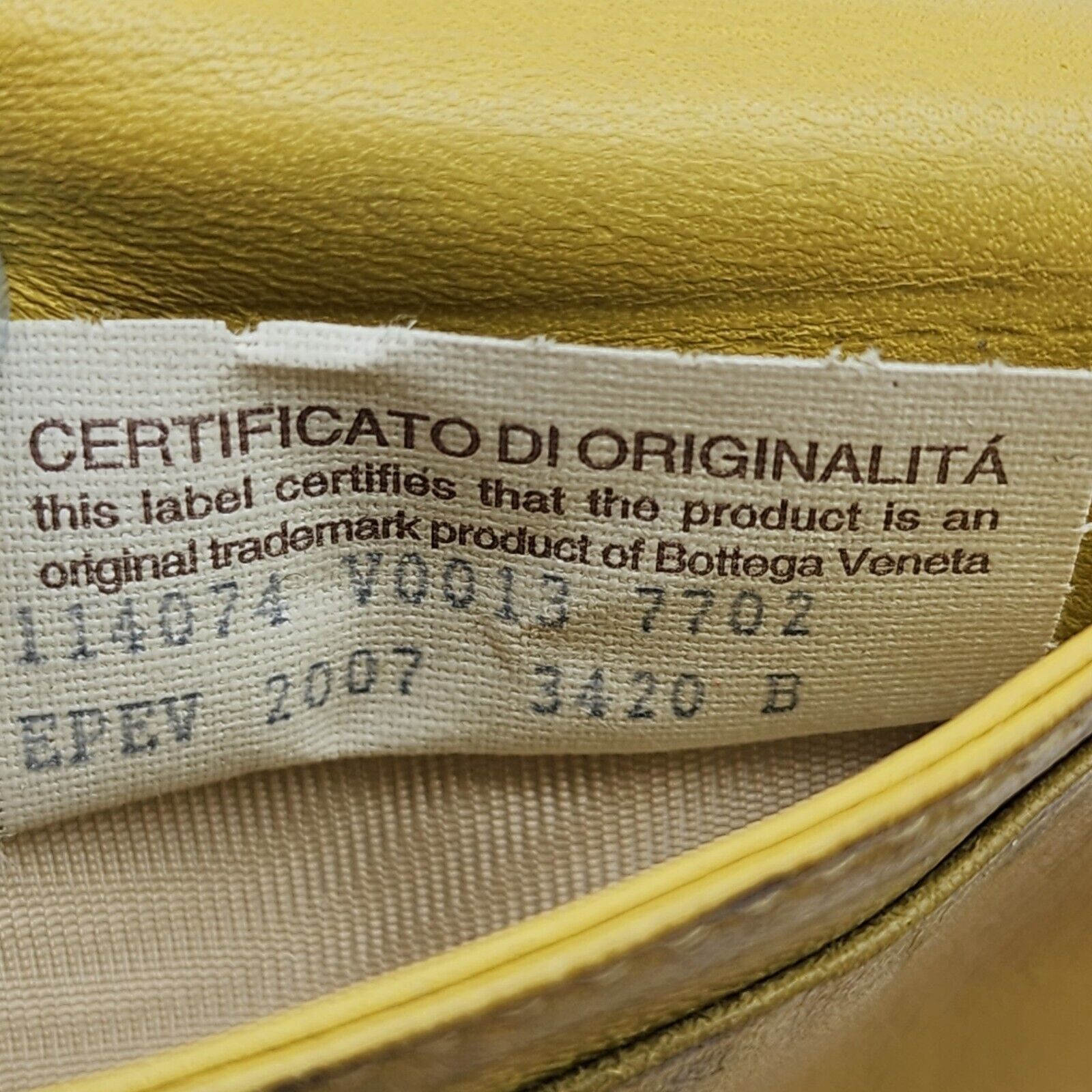 Bottega Veneta Intrecciato Woven Leather Continental Wallet Yellow Size ONE SIZE - 9 Thumbnail