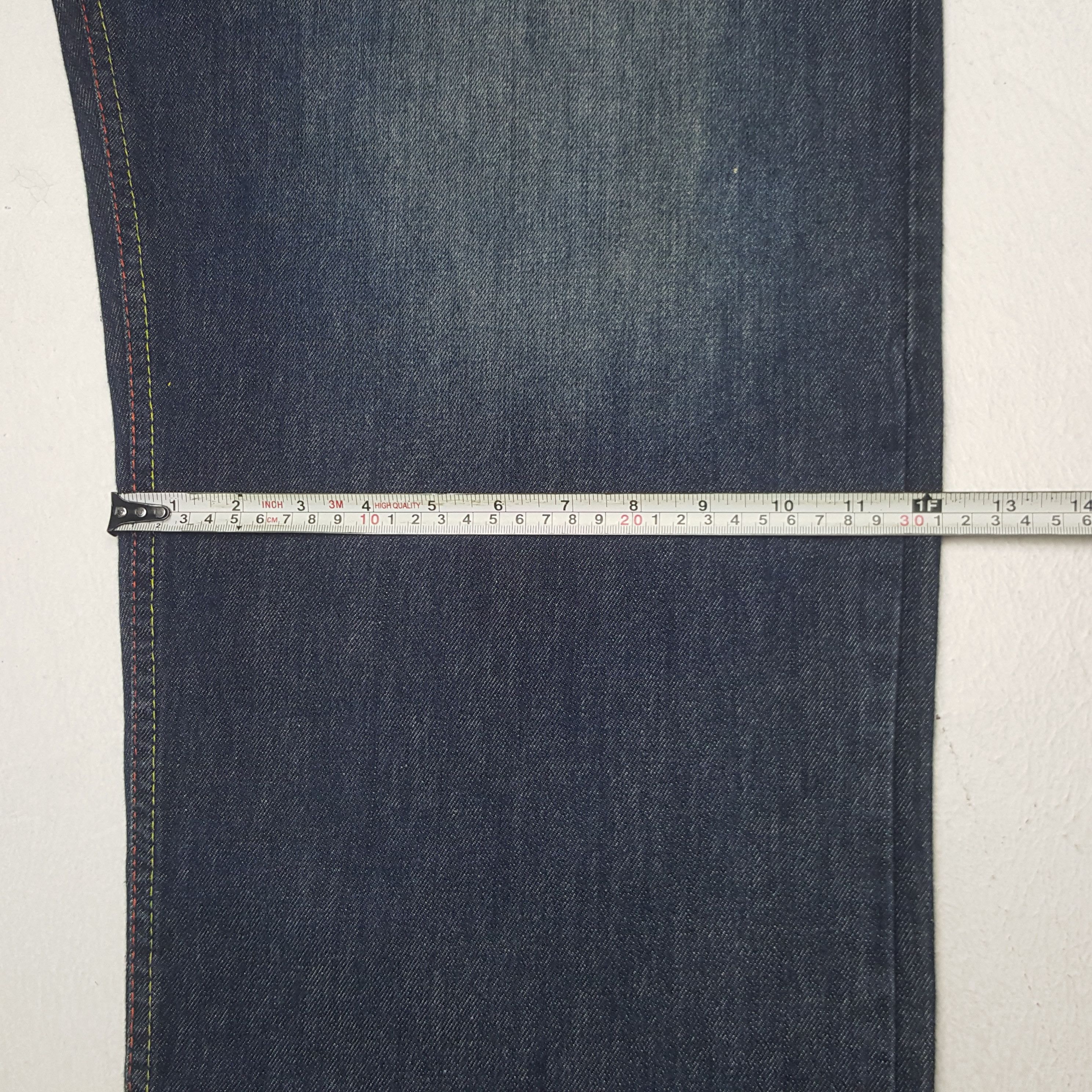 Ed Hardy × Vintage Vintage Ed Hardy Custom Spell Out Art Denim Jeans Size US 43 - 10 Thumbnail