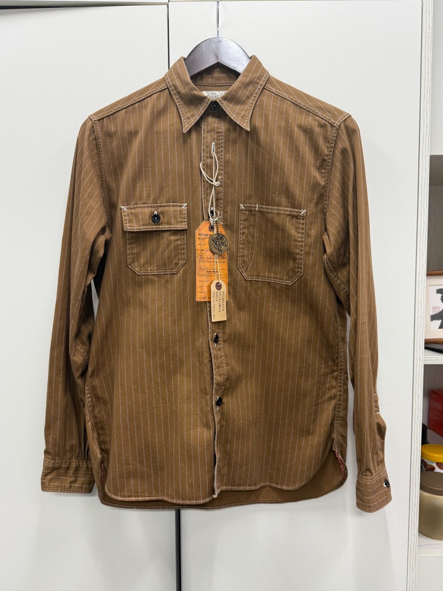 Sugar Cane Sugar Cane 8.5oz WABASH Work Shirt Size US S / EU 44-46 / 1 - 1 Thumbnail