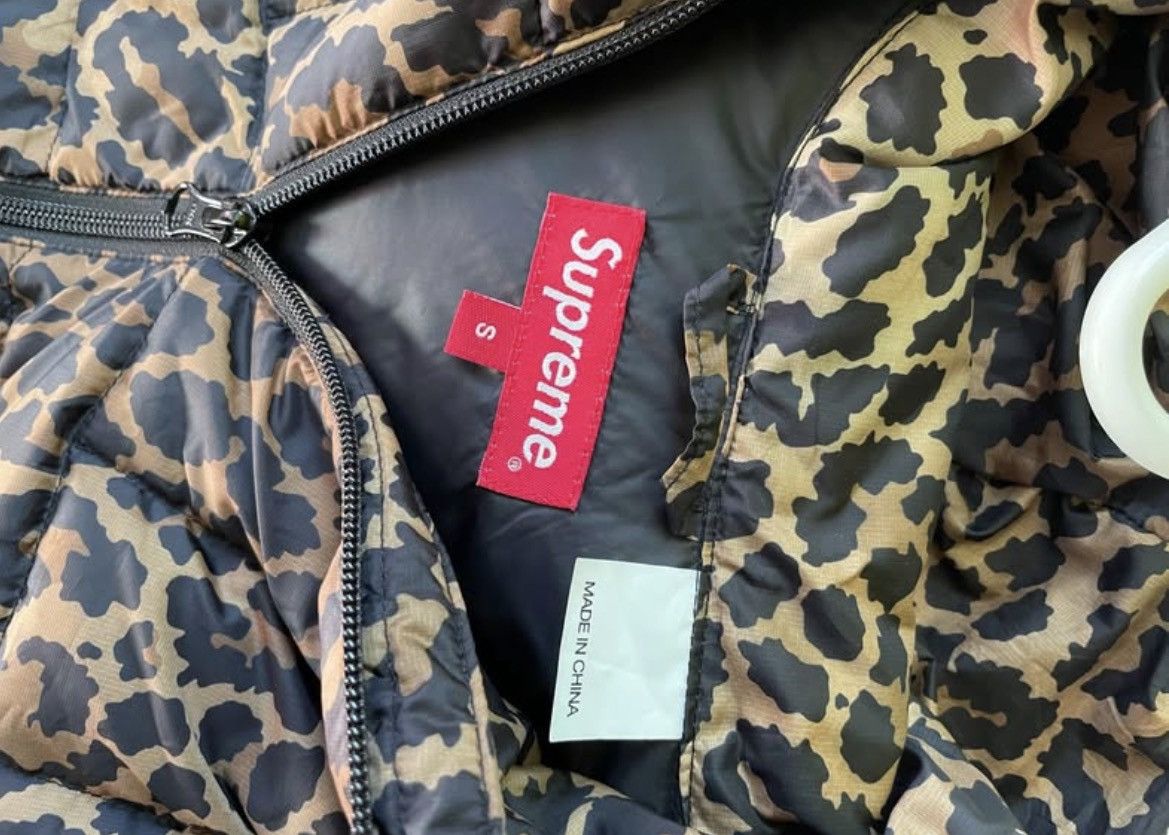 Supreme Supreme Micro Down Half Zip Hood (FW21) - Leopard Print Size US S / EU 44-46 / 1 - 3 Thumbnail
