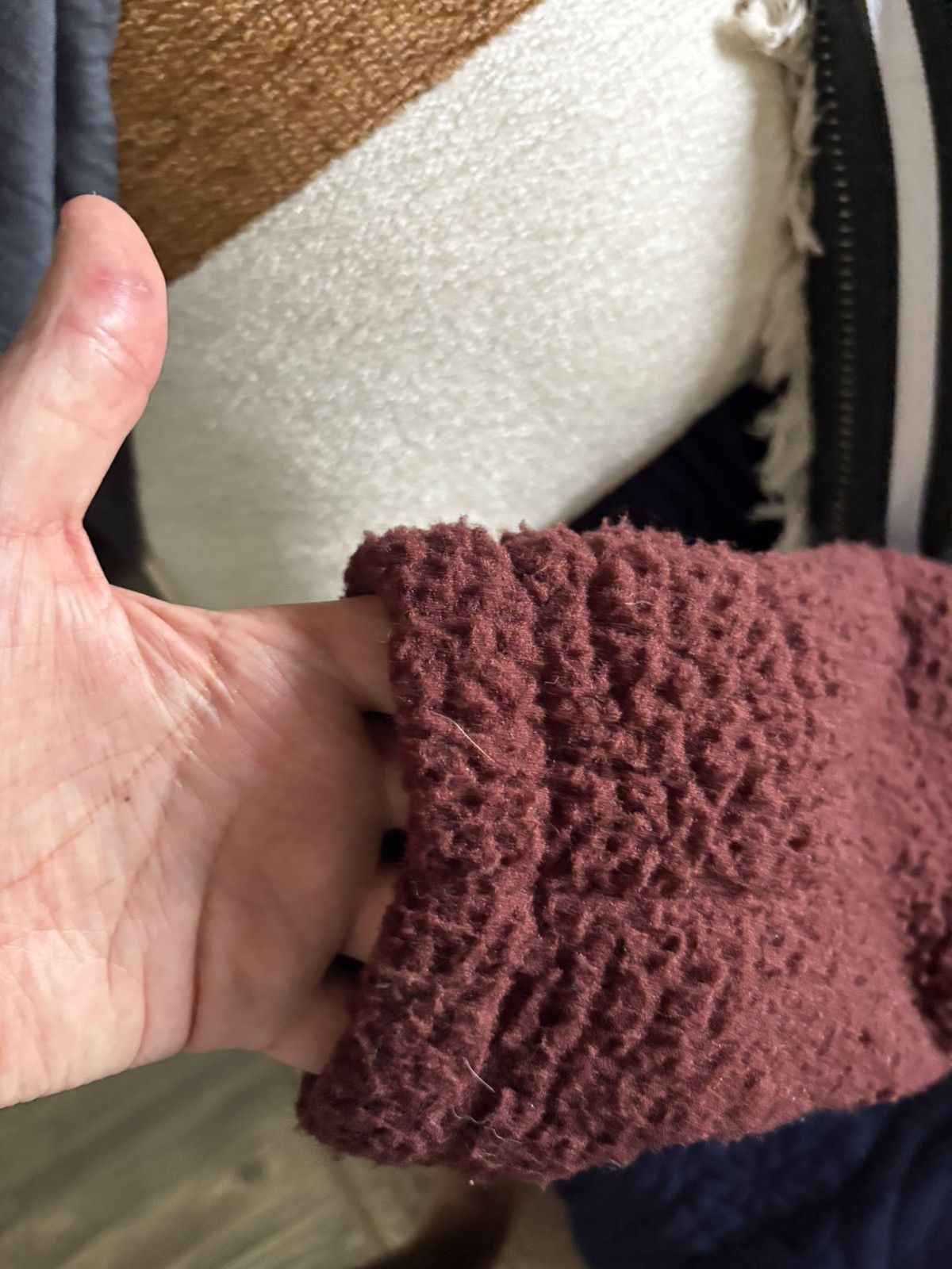 Taylor Stitch Taylor Stitch Fleece Hoodie — rust/oxblood. 44 (L). Size US L / EU 52-54 / 3 - 5 Thumbnail