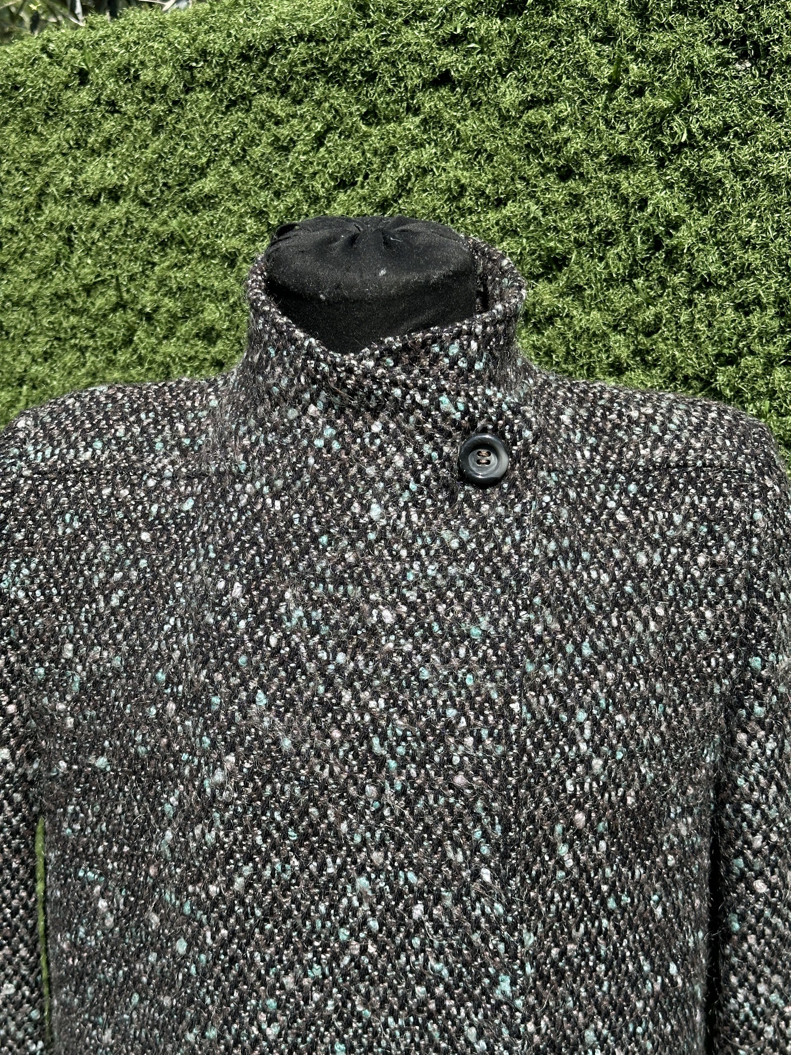 Herno Herno Alpaca Mohair Coat Asymmetric Funnel Neck One Size S M Size M / US 6-8 / IT 42-44 - 6 Thumbnail