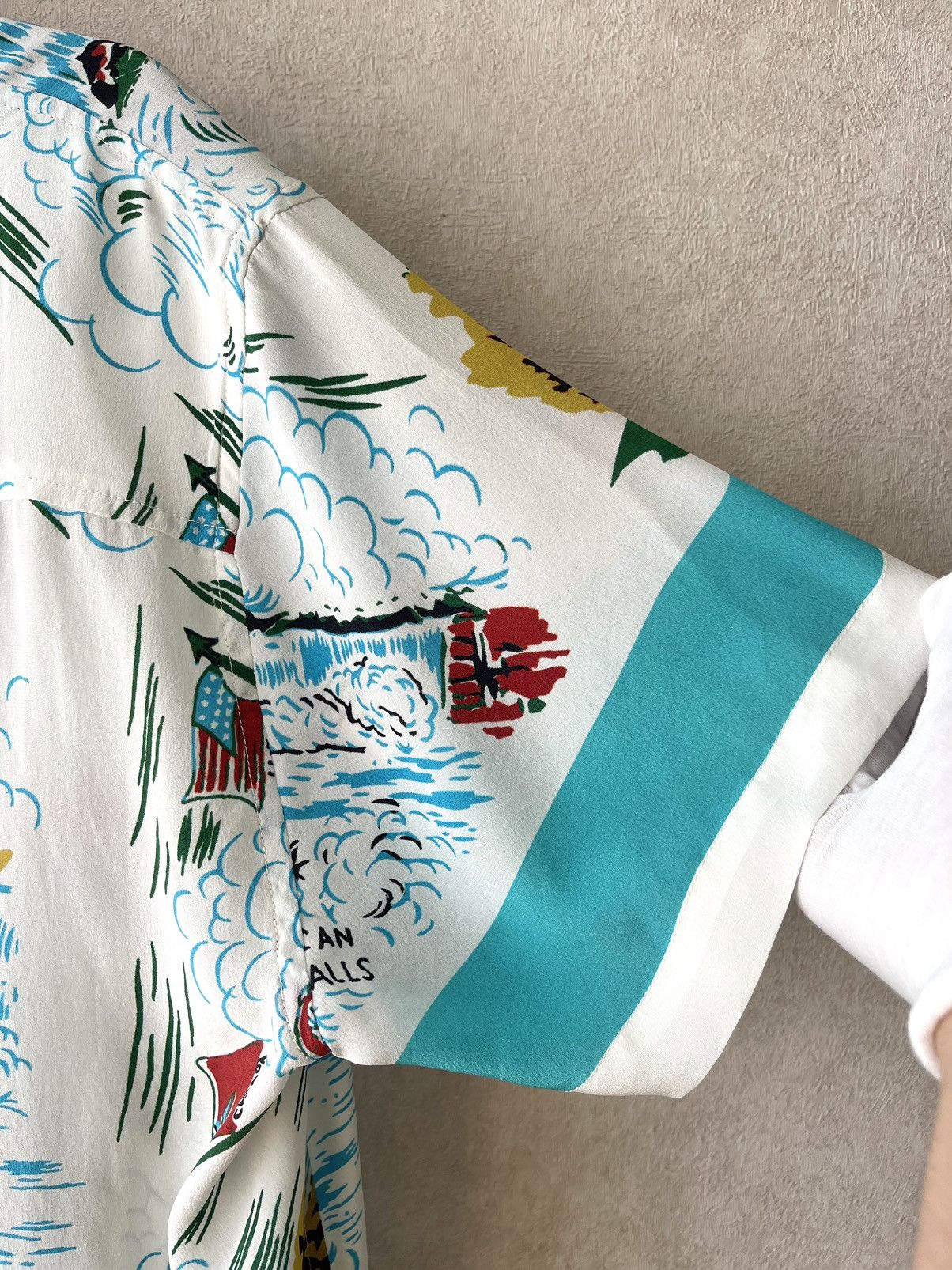 Bode BODE SS23 Niagara Souvenir SS Silk Shirt S/M - NWT Ltd Ed Size US M / EU 48-50 / 2 - 19 Thumbnail