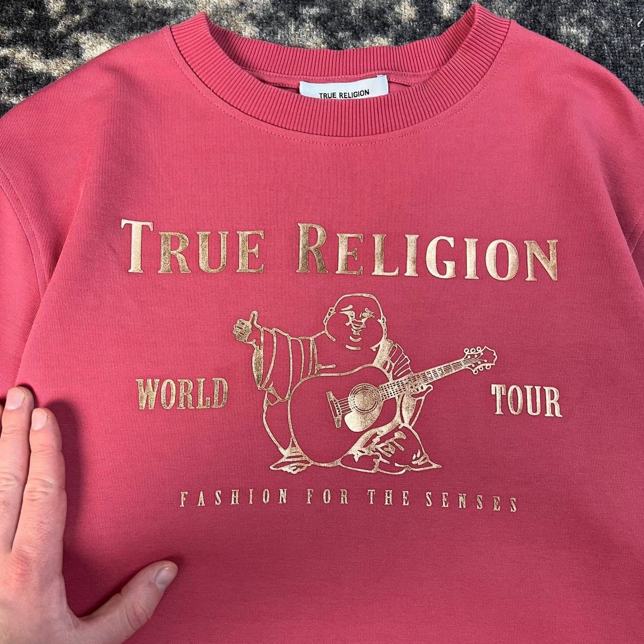 True Religion True Religion Big Logo Japanese Sweatshirt Streetwear Style Size US L / EU 52-54 / 3 - 5 Thumbnail