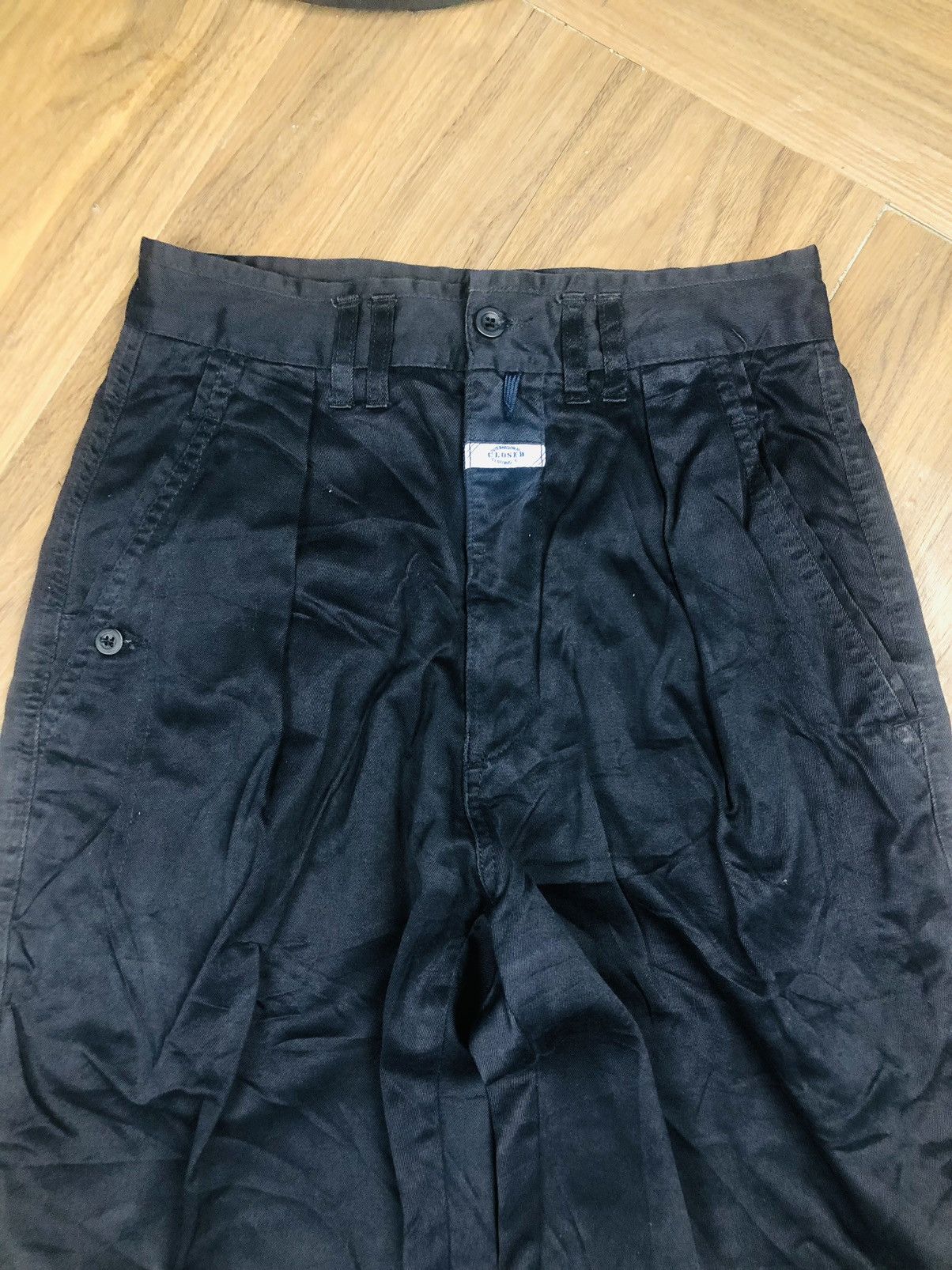 CLOSED × Marithe + Francois Girbaud VINTAGE CLOSED Pleated Pants (38) Size US 26 / EU 42 - 3 Thumbnail
