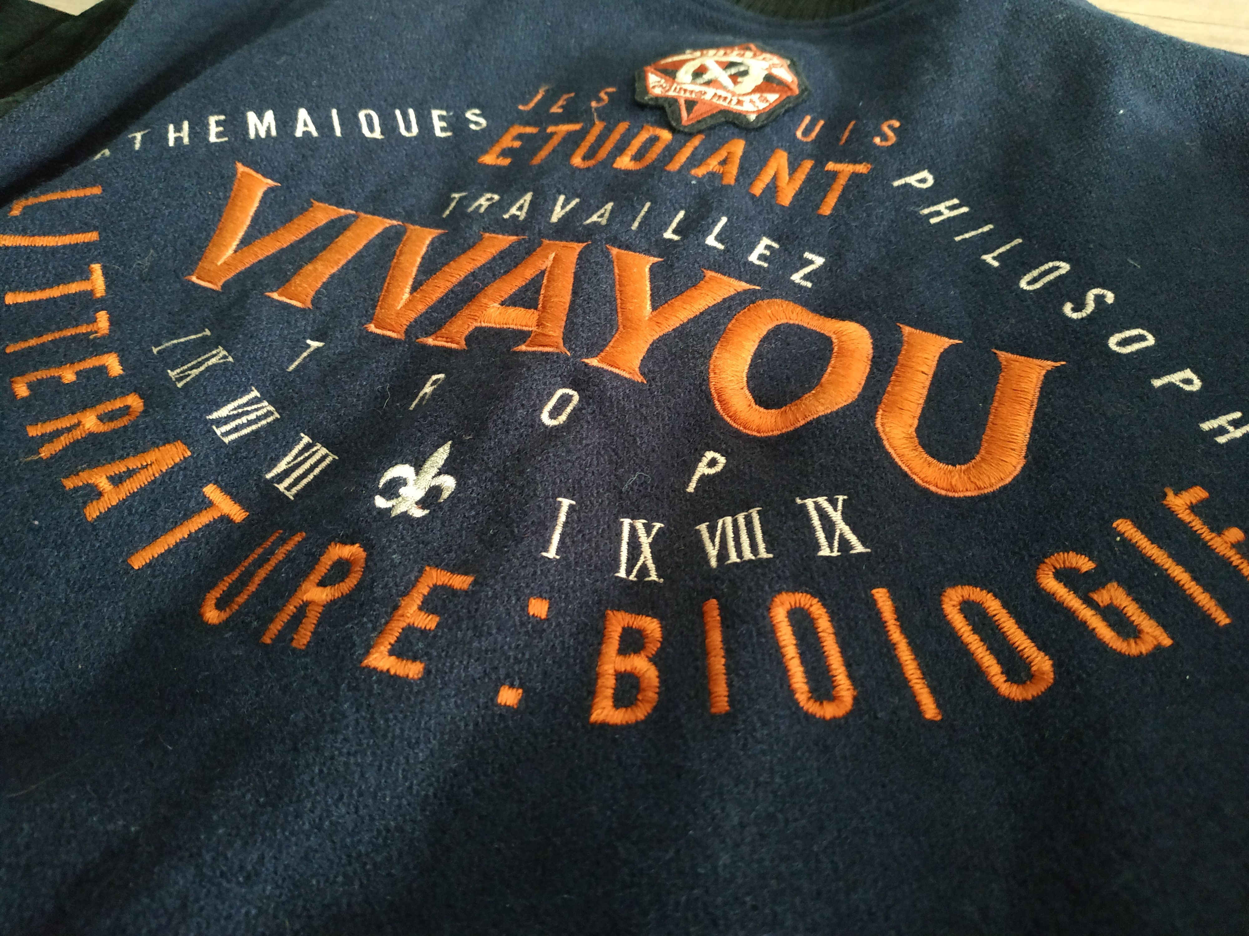 Japanese Brand × Vintage VIVAYOU JAPAN Women's Wool Vintage Bomber Jacket, s. MEDIUM Size US M / EU 48-50 / 2 - 5 Thumbnail