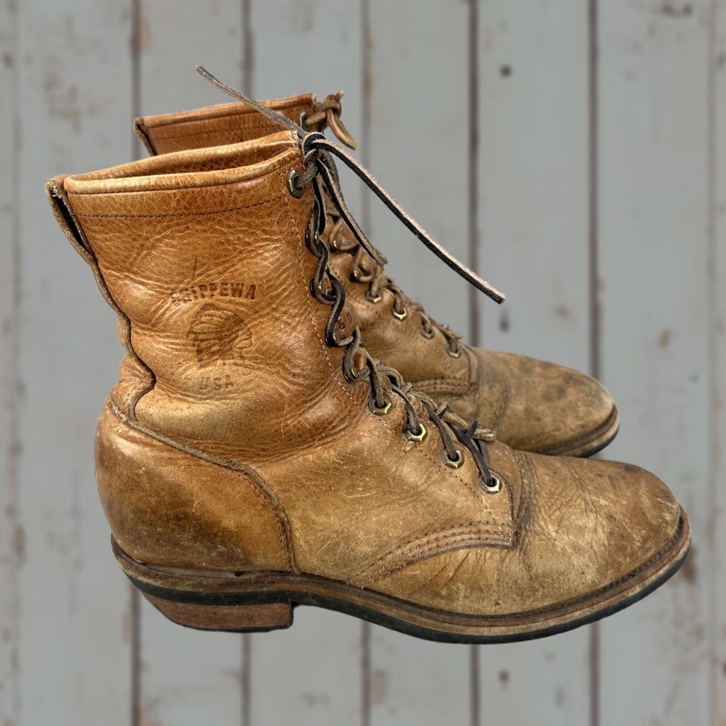 Chippewa Chippewa Sand Suede Engineer Boots | Grailed