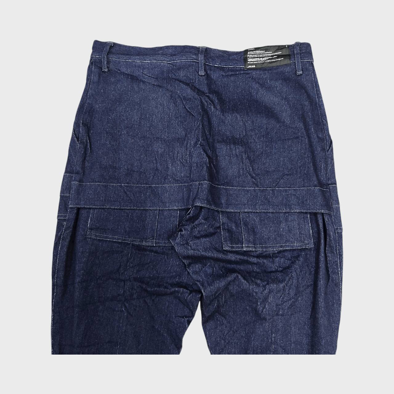 Julius JULIUS FW10 Rare Sample – Exhibition Back Skirt Denim Pants Size US 34 / EU 50 - 8 Thumbnail