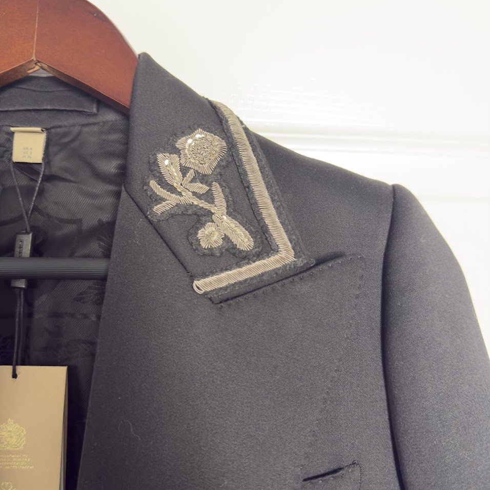 Burberry Burberry Black Double-Breasted Blazer size 2 Size XS / US 0-2 / IT 36-38 - 5 Thumbnail