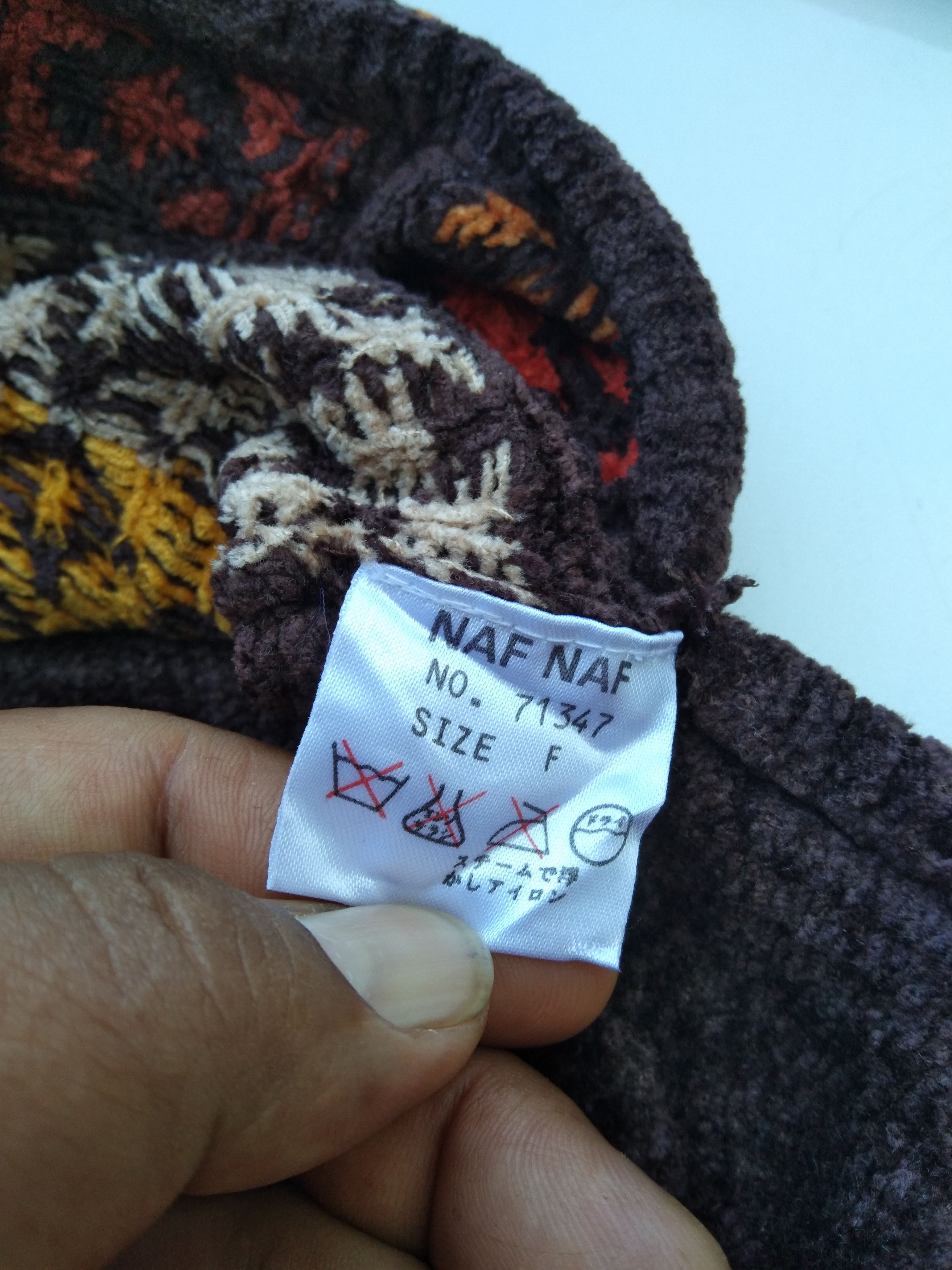 Homespun Knitwear NAF NAF NATIVE DESIGN TURTLENECK KNITWEAR Size US M / EU 48-50 / 2 - 7 Thumbnail