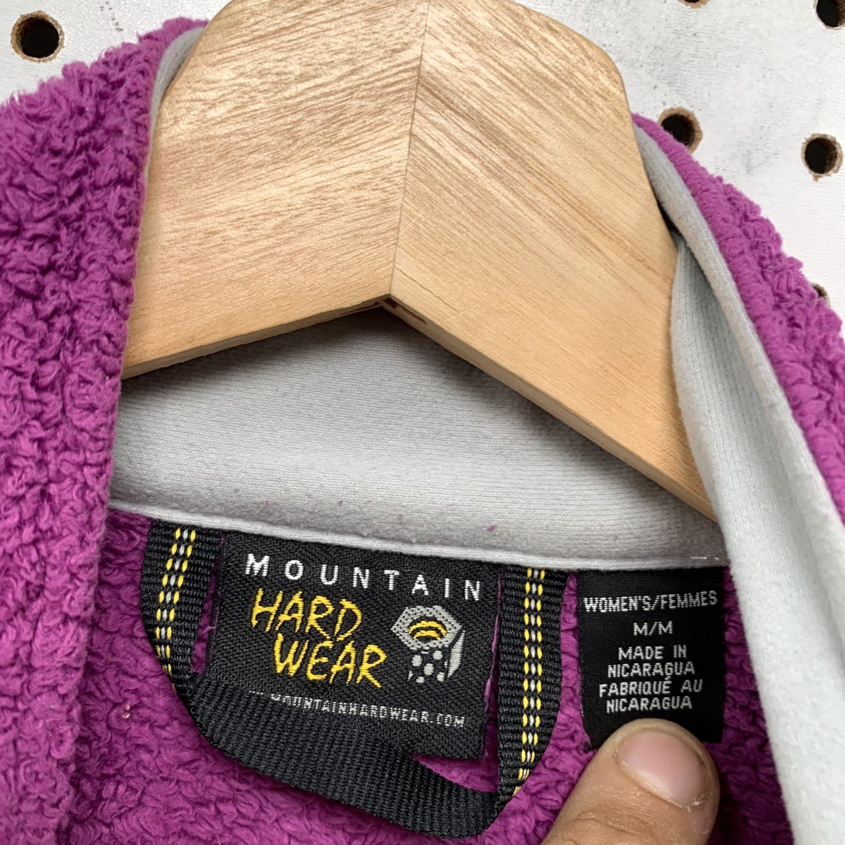 Mountain Hardwear Mountain Hardwear Pyxis Purple Jacket Women M Fleece Sherpa Outdoor Size M / US 6-8 / IT 42-44 - 4 Thumbnail